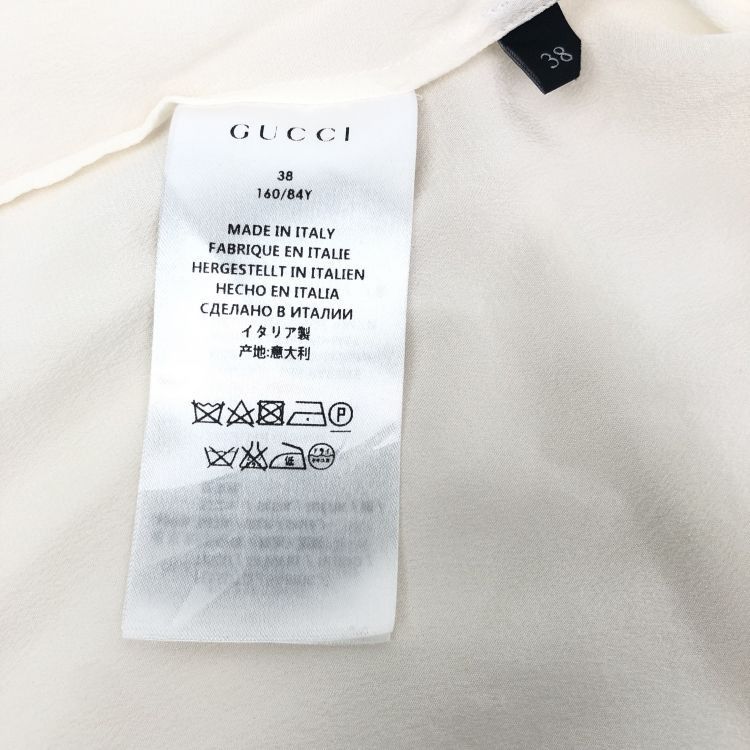 Gucci Gucci Silk Pearl Button Shirt Size 38 Size XS / US 0-2 / IT 36-38 - 3 Thumbnail