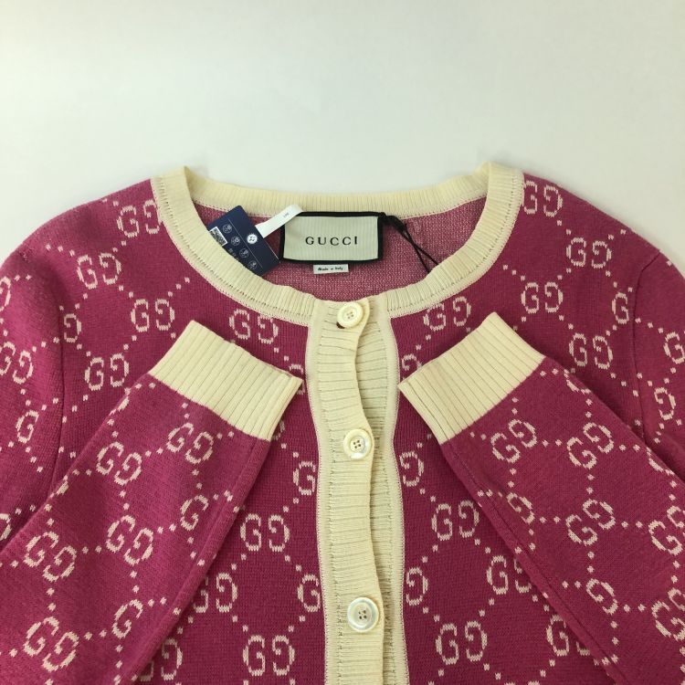 Gucci Gucci GG Logo Cardigan Size XS Size XS / US 0-2 / IT 36-38 - 10 Thumbnail