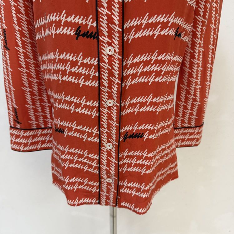 Gucci Gucci Script Print Button Up Shirt Size 38 Size XS / US 0-2 / IT 36-38 - 11 Thumbnail