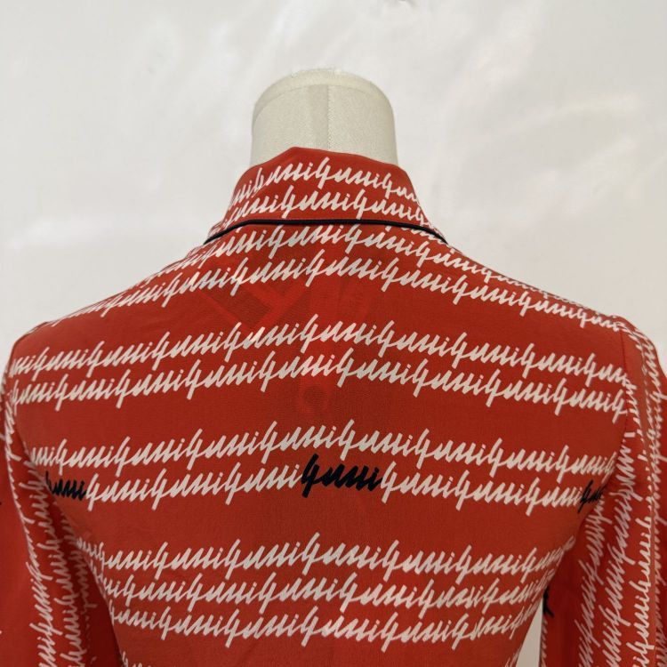Gucci Gucci Script Print Button Up Shirt Size 38 Size XS / US 0-2 / IT 36-38 - 10 Thumbnail