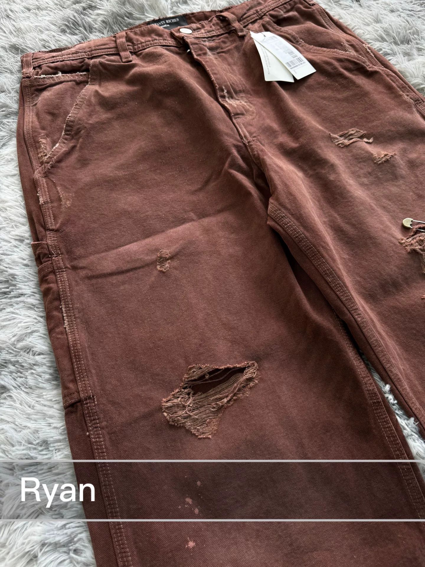 Enfants Riches Deprimes Enfants Riches Déprimés Distressed Carpenter Pants Size 32 Size US 32 / EU 48 - 5 Thumbnail