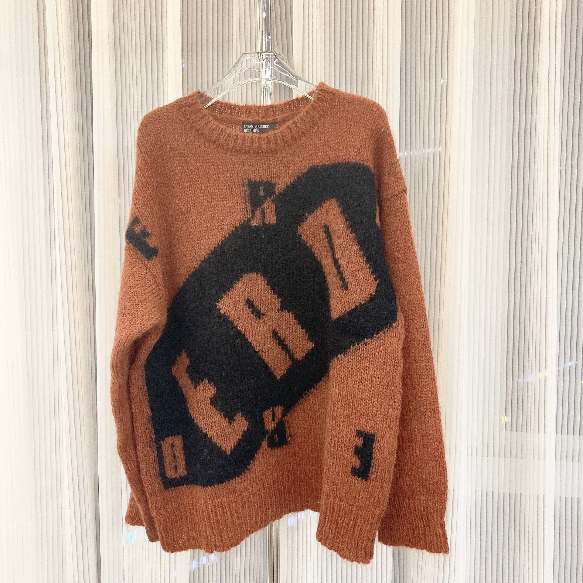 Enfants Riches Deprimes ENFANTS RICHES DEPRIMES Logo Mohair Sweater Size M Size US M / EU 48-50 / 2 - 2 Thumbnail