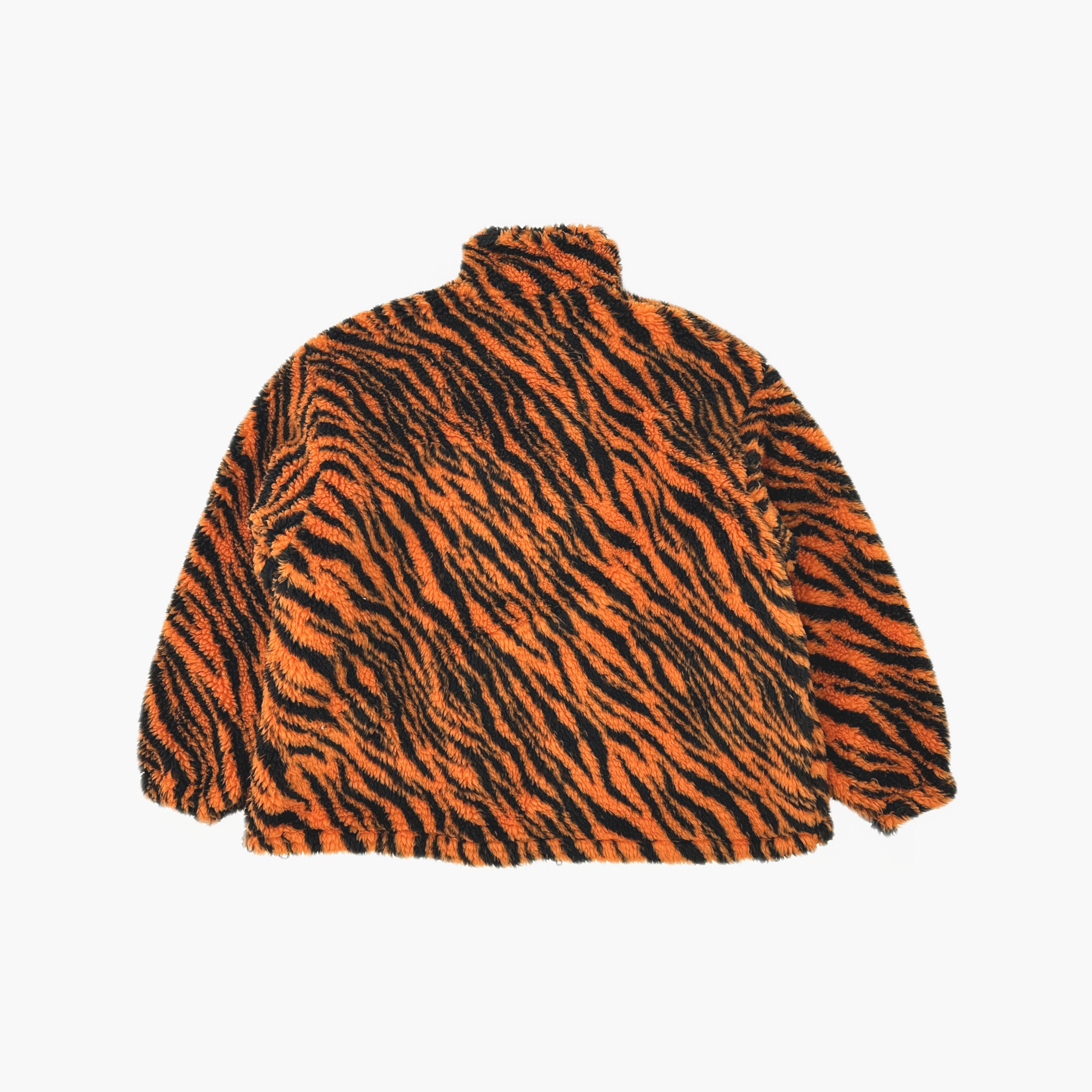 Balenciaga Balenciaga Tiger Stripe Fleece Zip-Up Jacket Size S Size US S / EU 44-46 / 1 - 2 Thumbnail