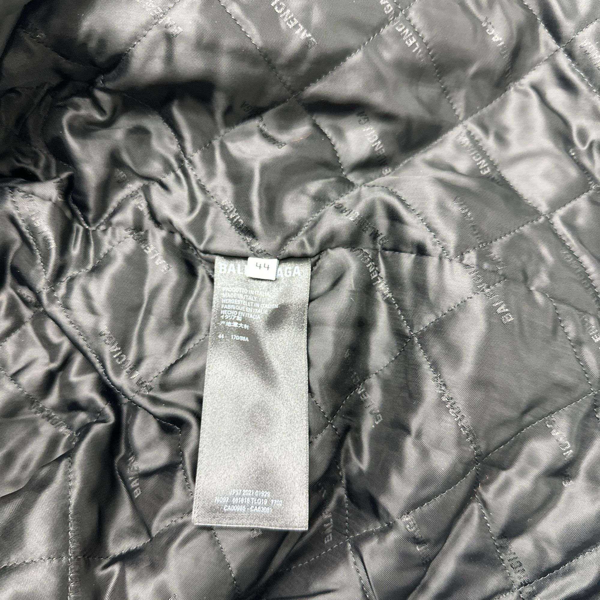 Balenciaga Balenciaga Tiger Stripe Fleece Zip-Up Jacket Size S Size US S / EU 44-46 / 1 - 4 Thumbnail