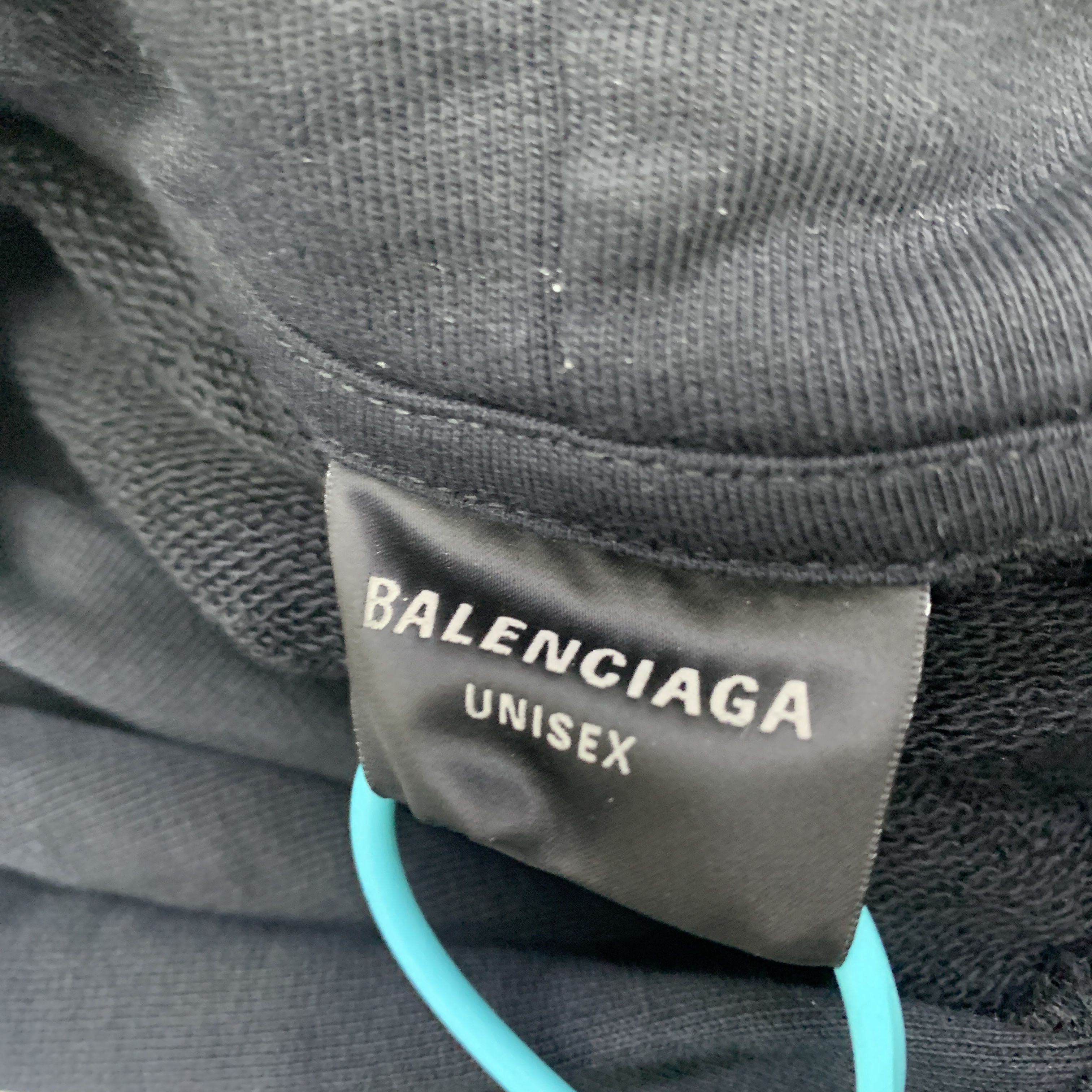 Balenciaga Balenciaga Logo Print Hoodie Black Size S Size US S / EU 44-46 / 1 - 2 Thumbnail