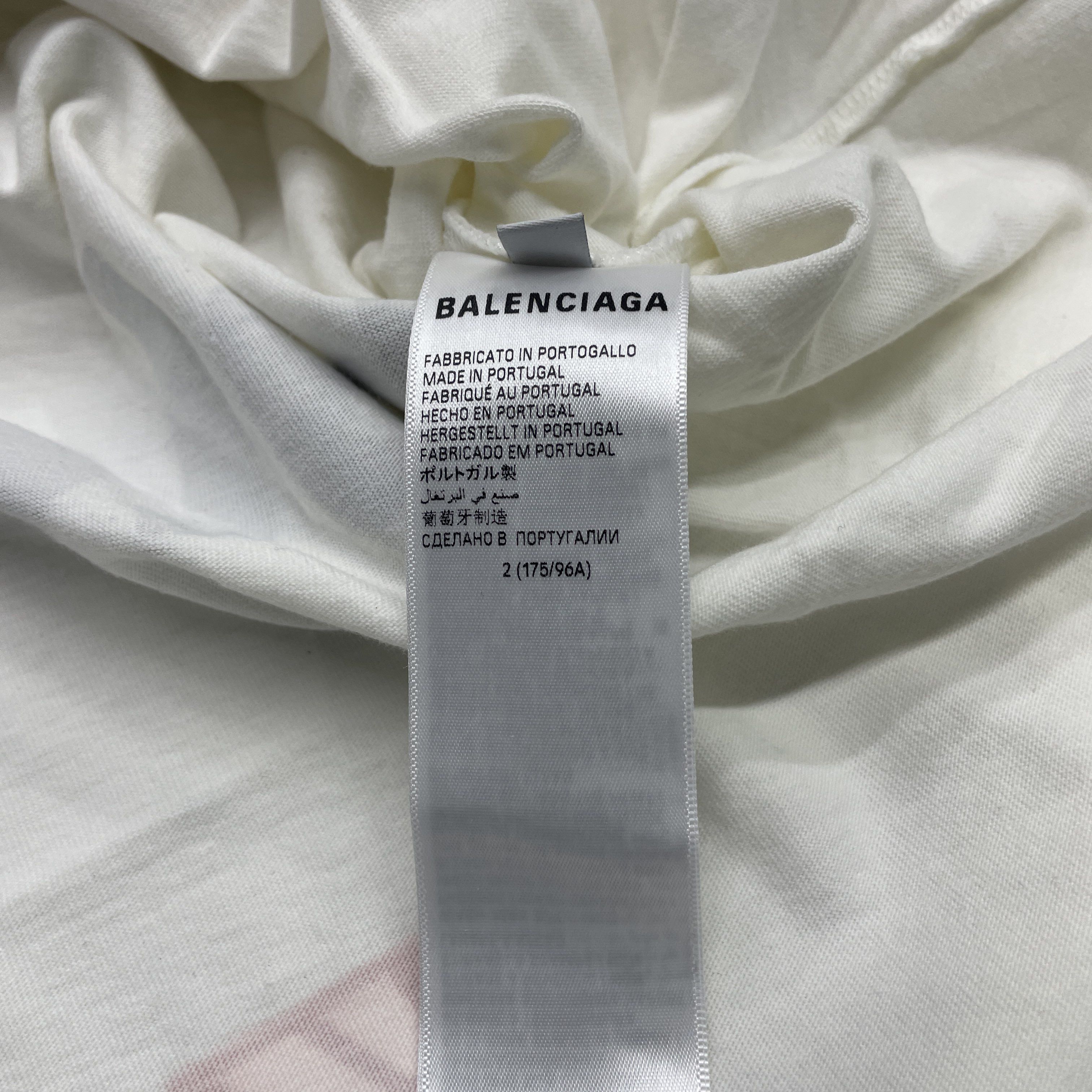 Balenciaga Balenciaga Logo Print Short Sleeve T-Shirt Size M Size US M / EU 48-50 / 2 - 4 Thumbnail