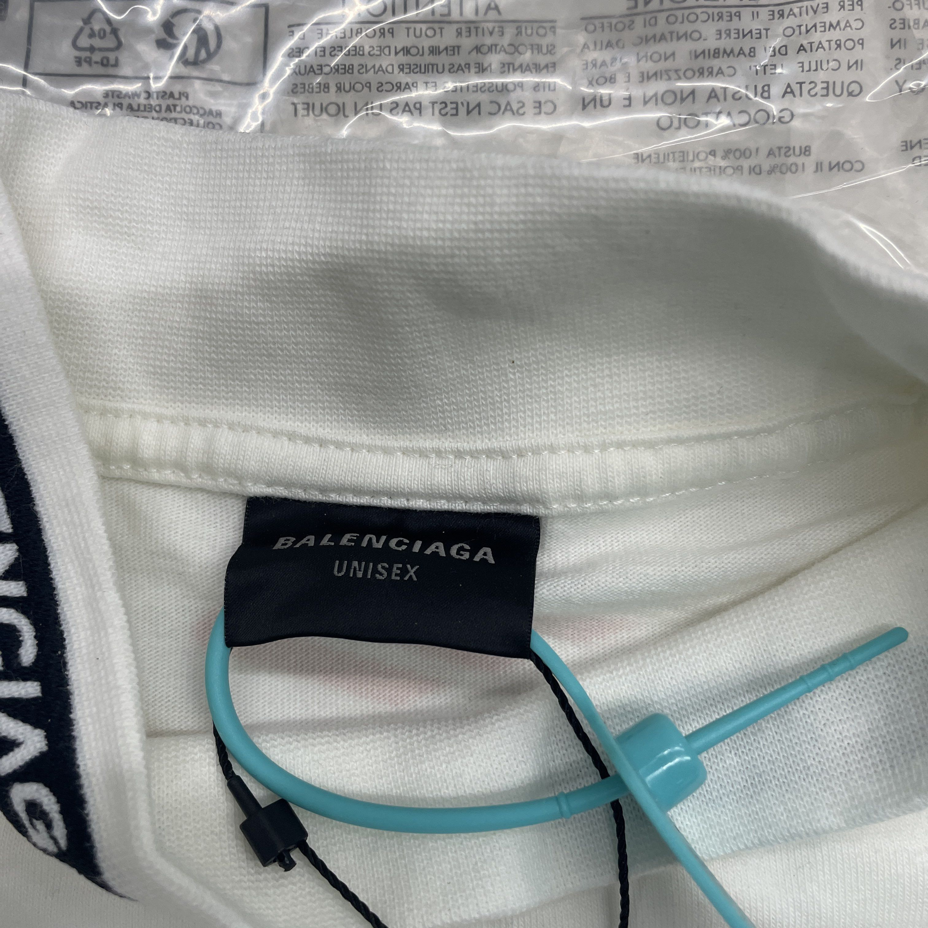 Balenciaga Balenciaga Logo Print Short Sleeve T-Shirt Size M Size US M / EU 48-50 / 2 - 3 Thumbnail