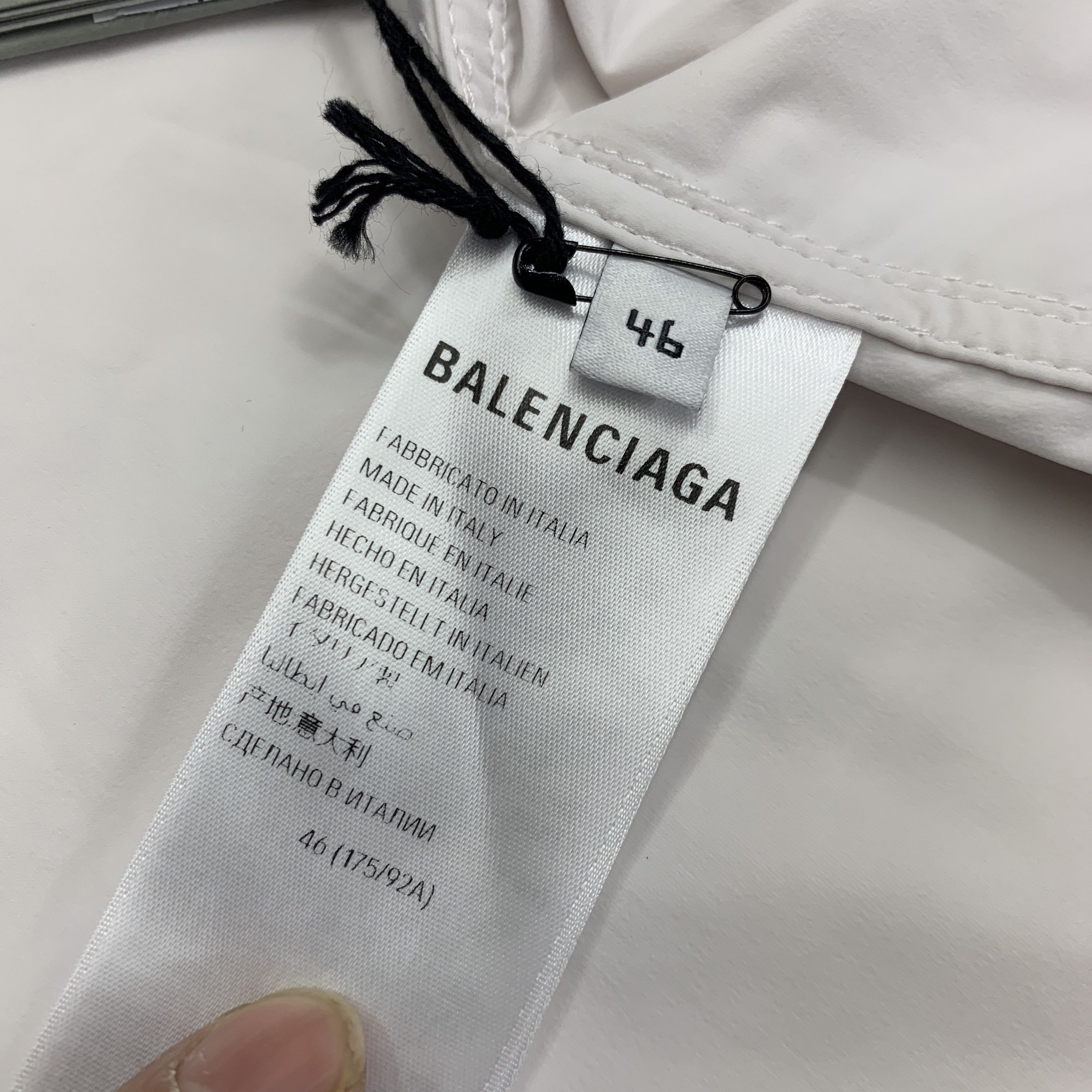 Balenciaga Balenciaga Activewear Zip Hooded Jacket White Size S Size US S / EU 44-46 / 1 - 4 Thumbnail
