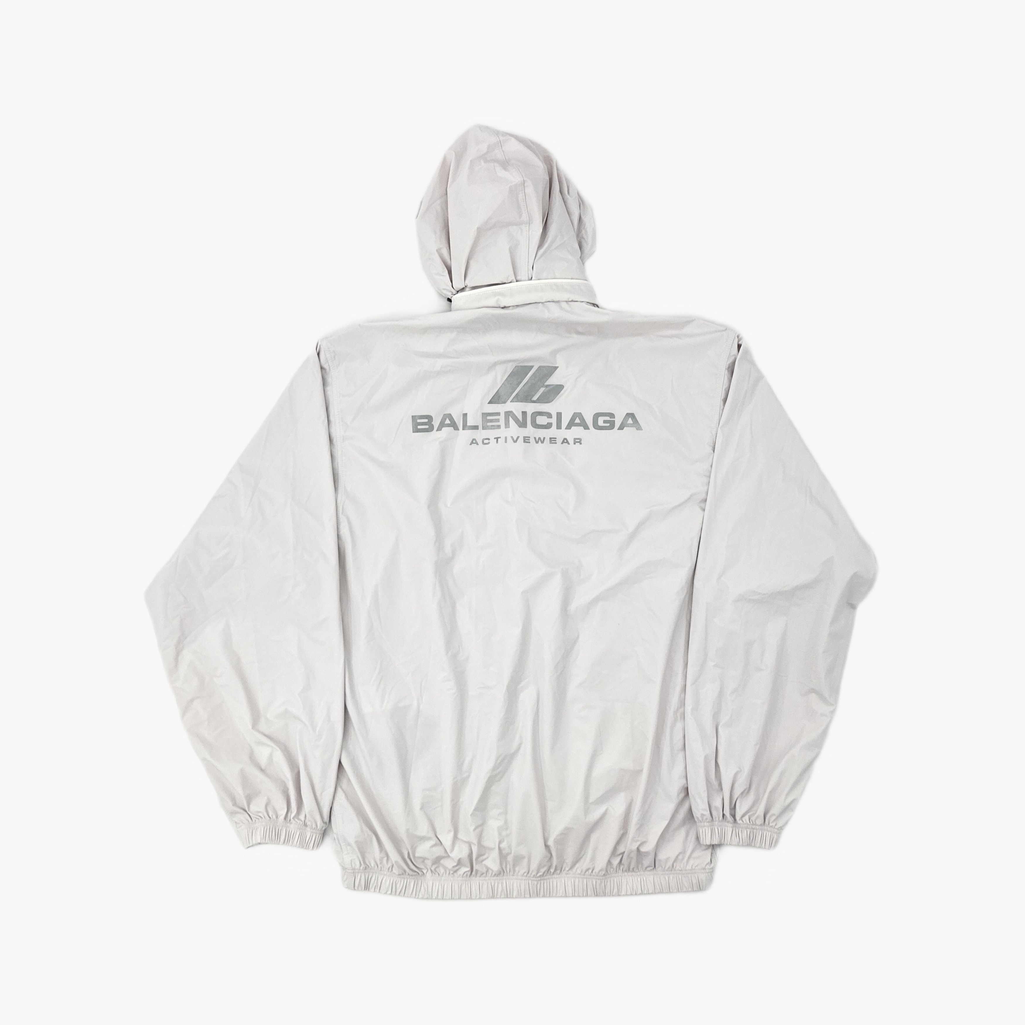 Balenciaga Balenciaga Activewear Zip Hooded Jacket White Size S Size US S / EU 44-46 / 1 - 2 Thumbnail