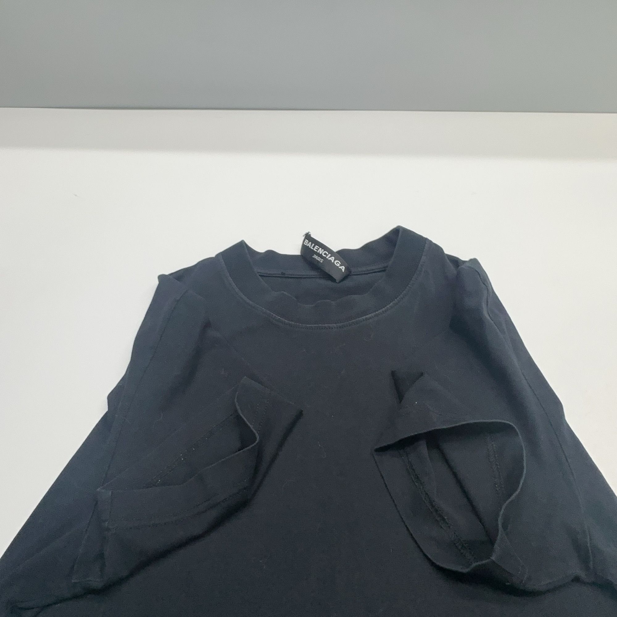 Balenciaga Balenciaga Logo Short Sleeve T-Shirt Size S Size US S / EU 44-46 / 1 - 11 Thumbnail