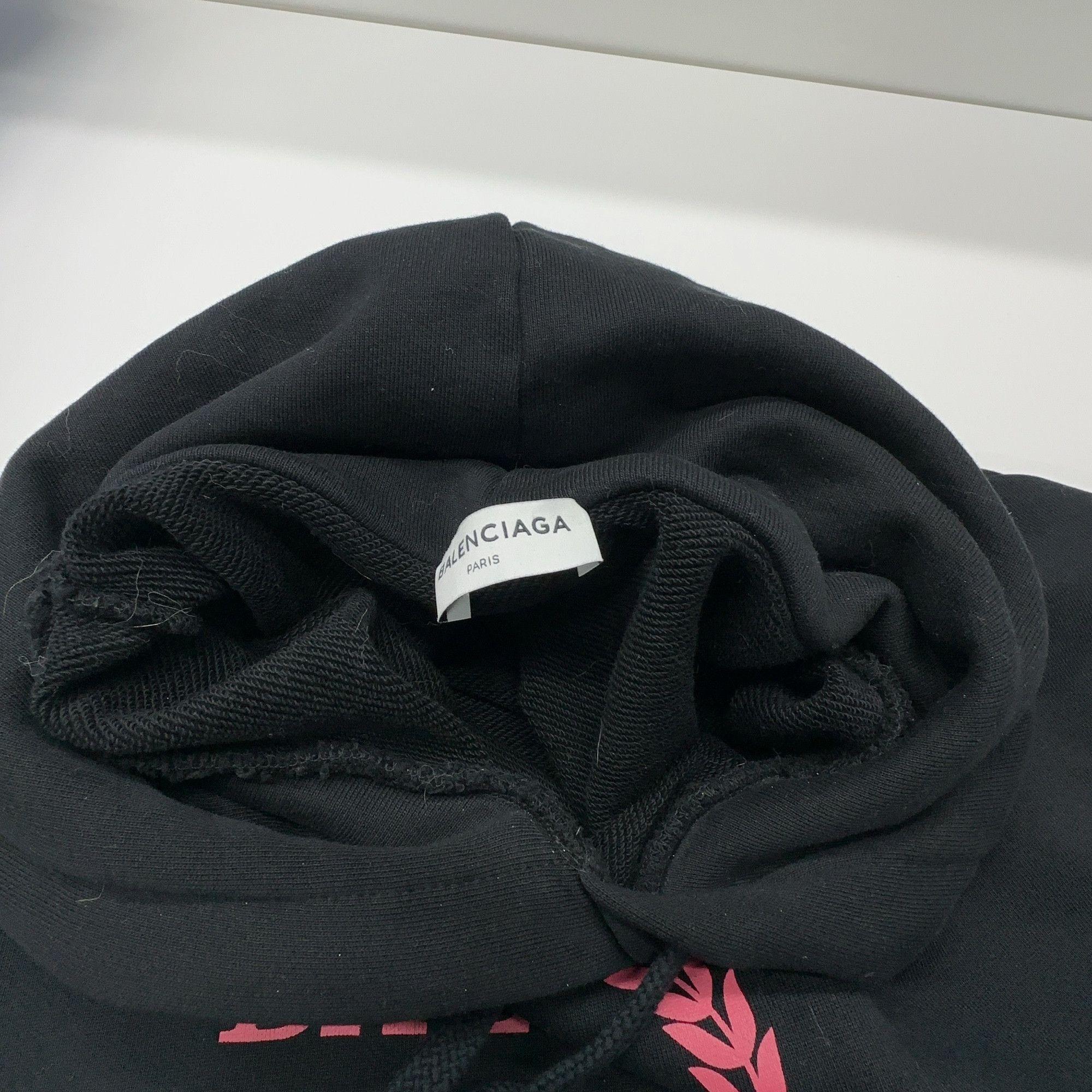 Balenciaga Balenciaga Pink Logo Hoodie Size XS Size US XS / EU 42 / 0 - 6 Thumbnail