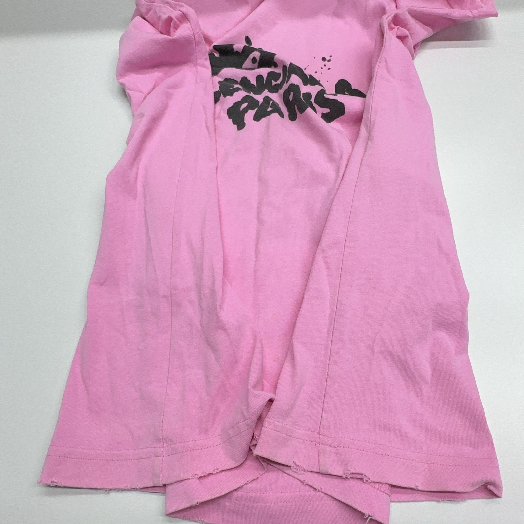 Balenciaga Balenciaga Pink Hand Drawn BB Icon T-Shirt Size S Size S / US 4 / IT 40 - 10 Thumbnail