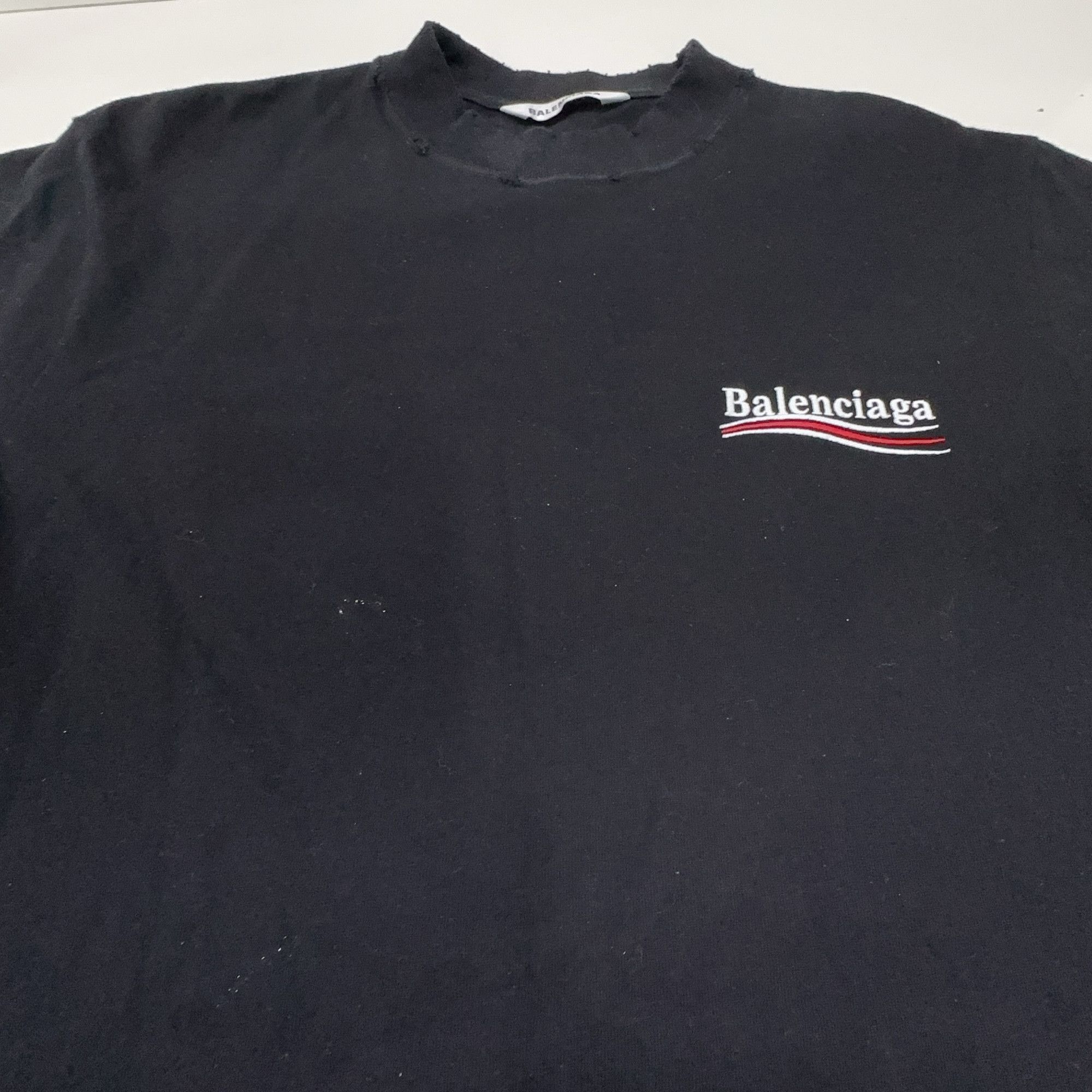 Balenciaga Balenciaga Political Campaign T-Shirt Dress Size XS Size XS / US 0-2 / IT 36-38 - 7 Thumbnail