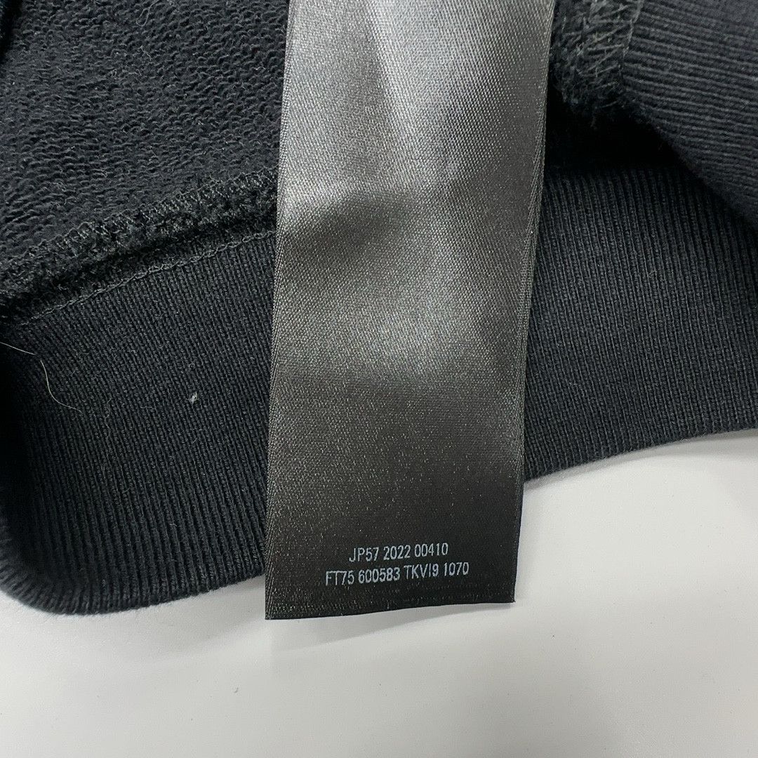 Balenciaga Balenciaga Wave Logo Embroidered Hoodie Size M Size US M / EU 48-50 / 2 - 4 Thumbnail