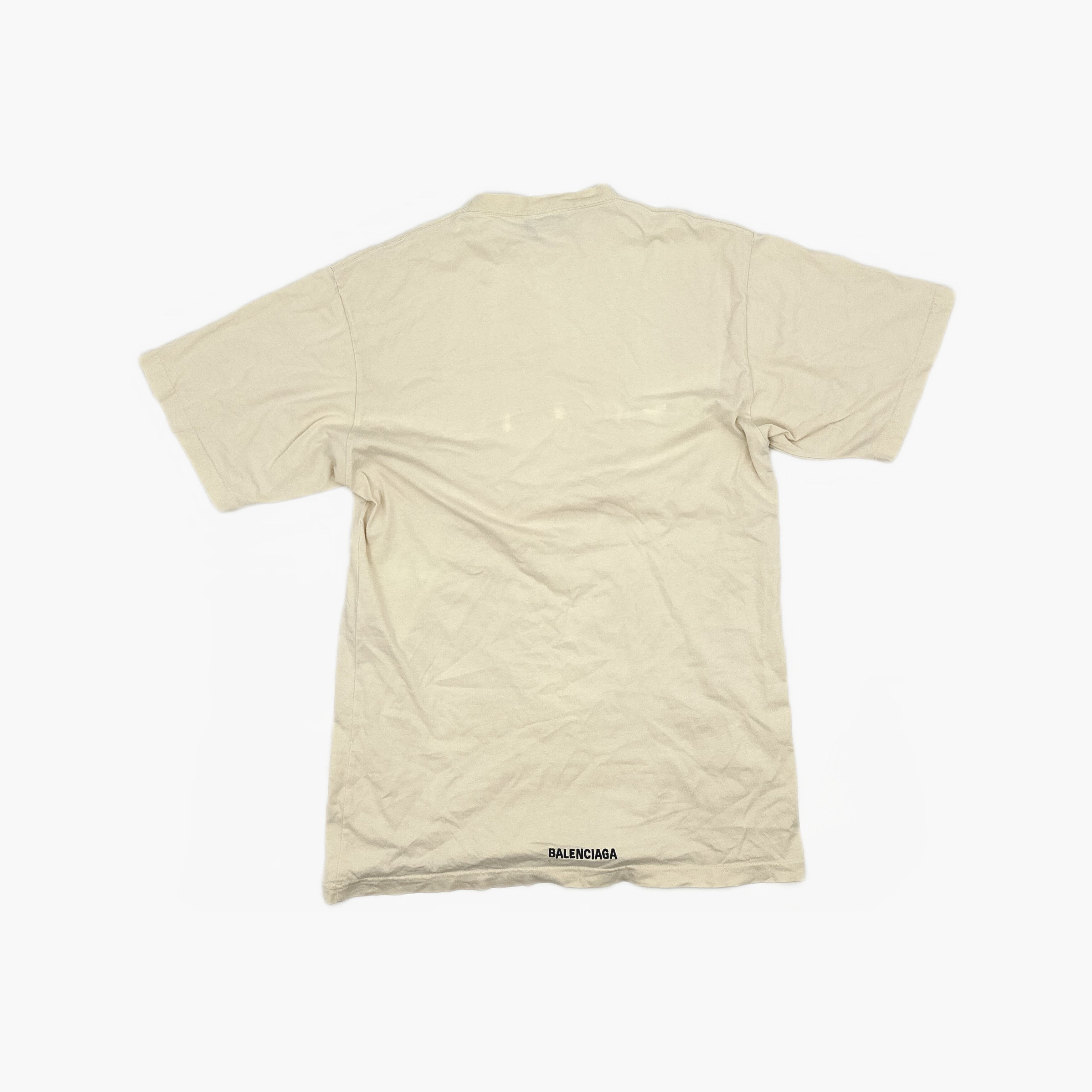 Balenciaga Balenciaga Unifit Logo T-Shirt Size L Size US L / EU 52-54 / 3 - 2 Thumbnail