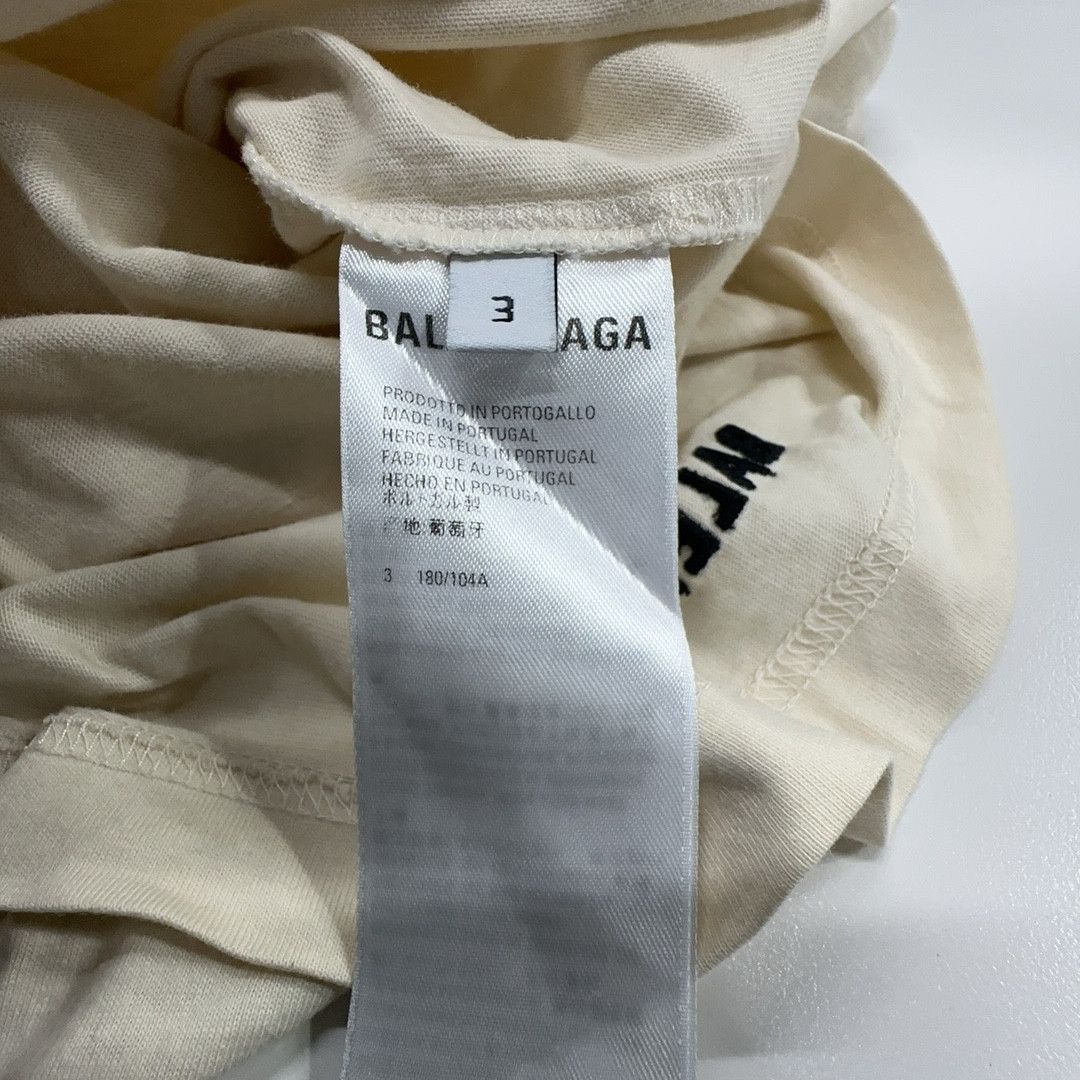 Balenciaga Balenciaga Unifit Logo T-Shirt Size L Size US L / EU 52-54 / 3 - 3 Thumbnail