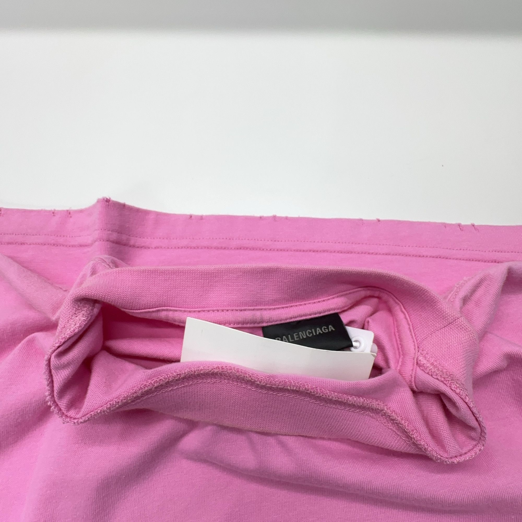 Balenciaga Balenciaga BB Logo Pink T-Shirt Size XS Size XS / US 0-2 / IT 36-38 - 6 Thumbnail