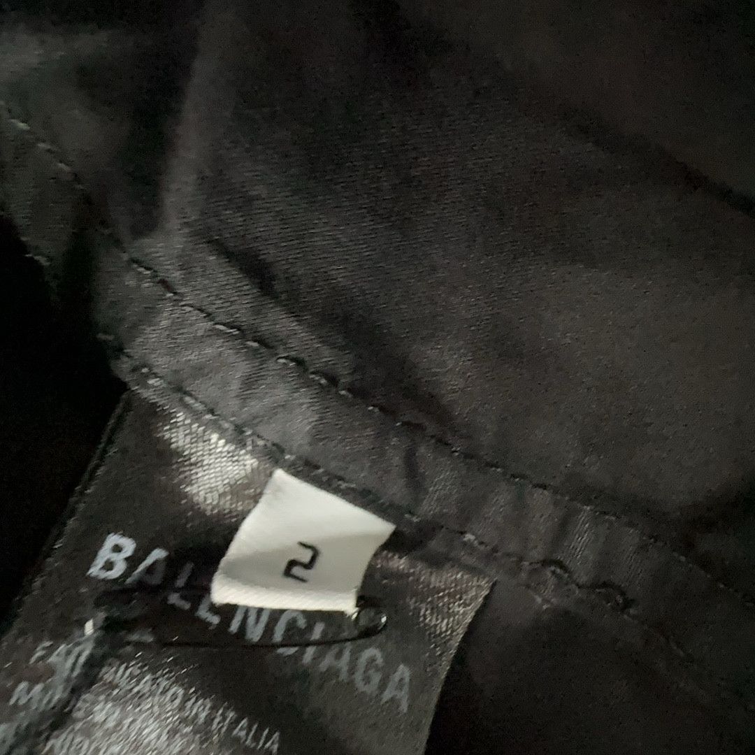Balenciaga Balenciaga Distressed Button Up Shirt Size M Size US M / EU 48-50 / 2 - 3 Thumbnail