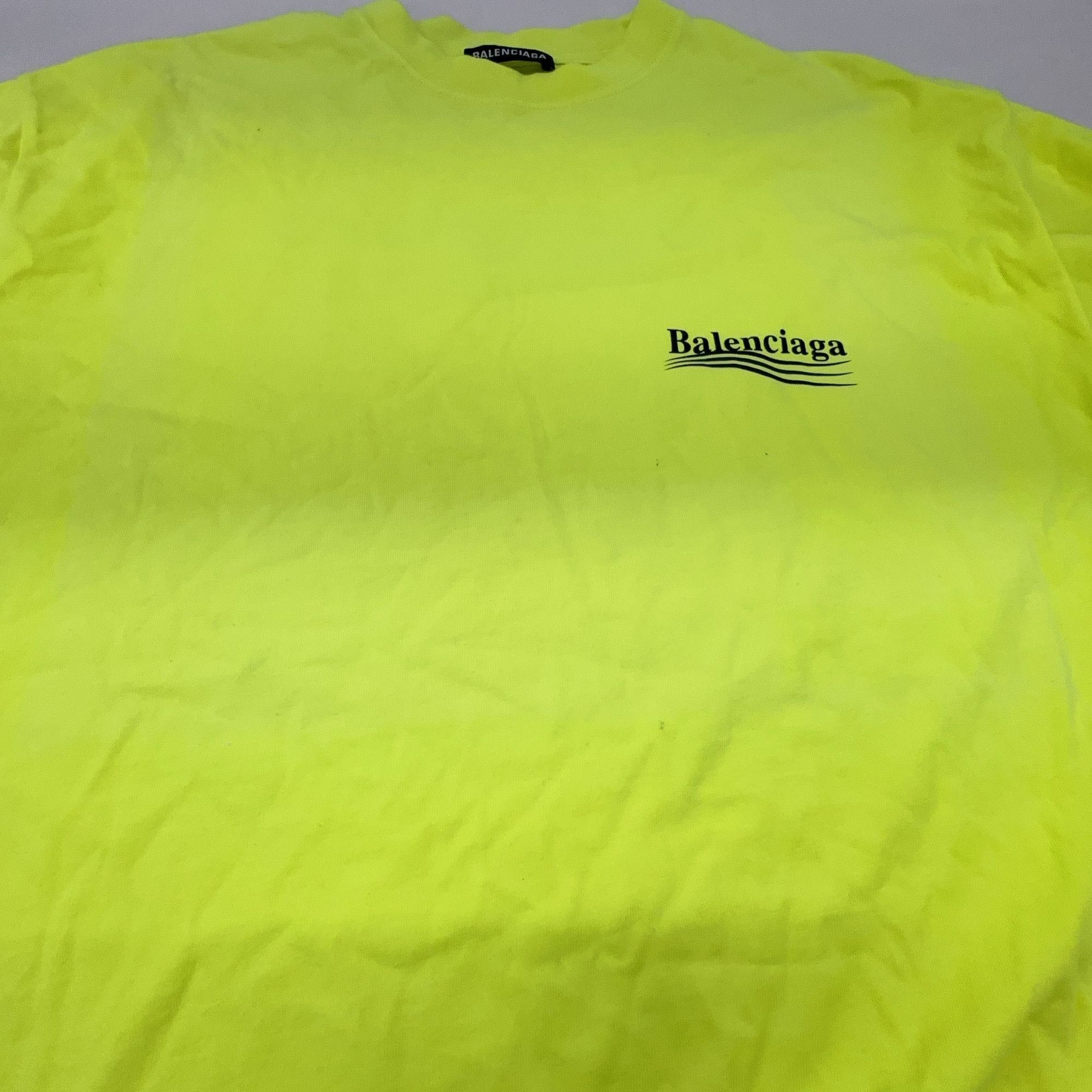 Balenciaga Balenciaga Wave Logo T-Shirt S Size US S / EU 44-46 / 1 - 6 Thumbnail