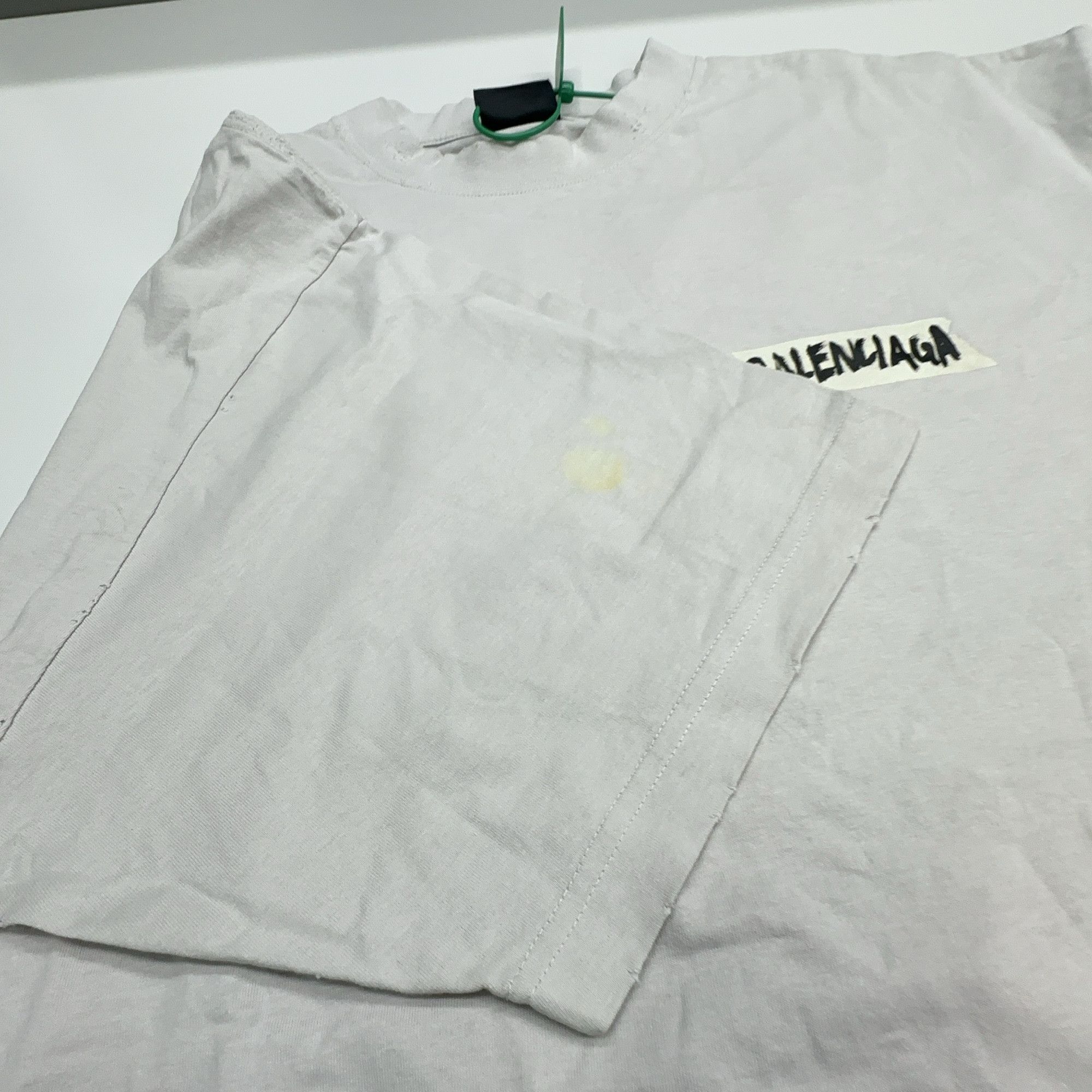 Balenciaga Balenciaga Logo Print T-Shirt Size M Size US M / EU 48-50 / 2 - 7 Thumbnail