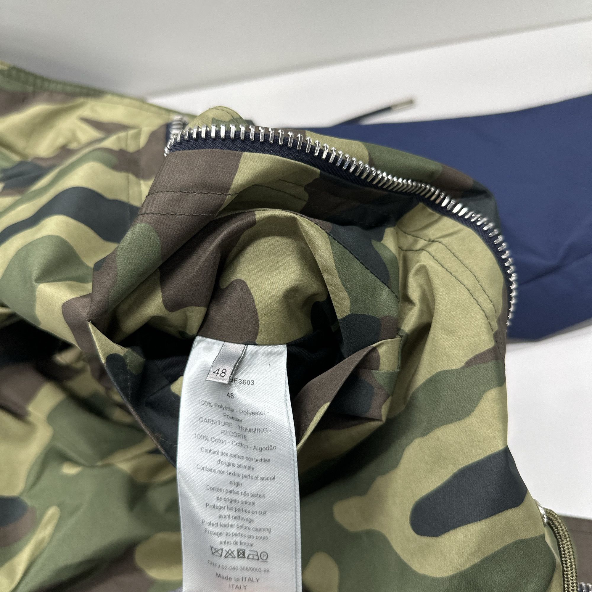Dior Dior Camo Lined Light Jacket Size 48 Size US M / EU 48-50 / 2 - 4 Thumbnail