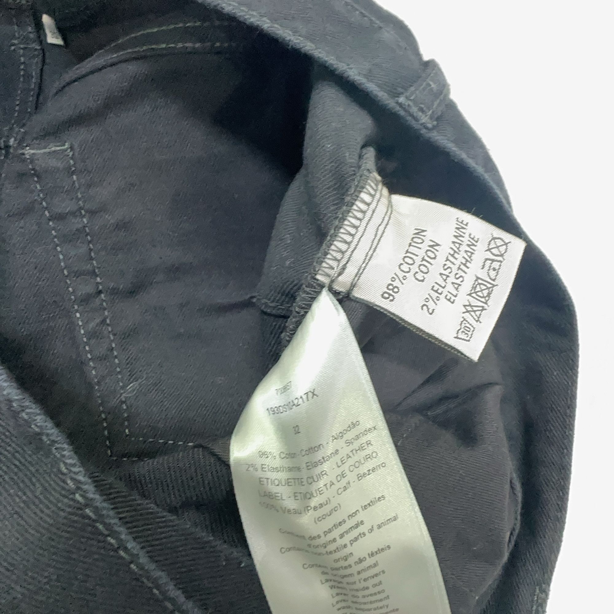 Dior Dior Black Denim Jeans Size 32 Size US 32 / EU 48 - 3 Thumbnail