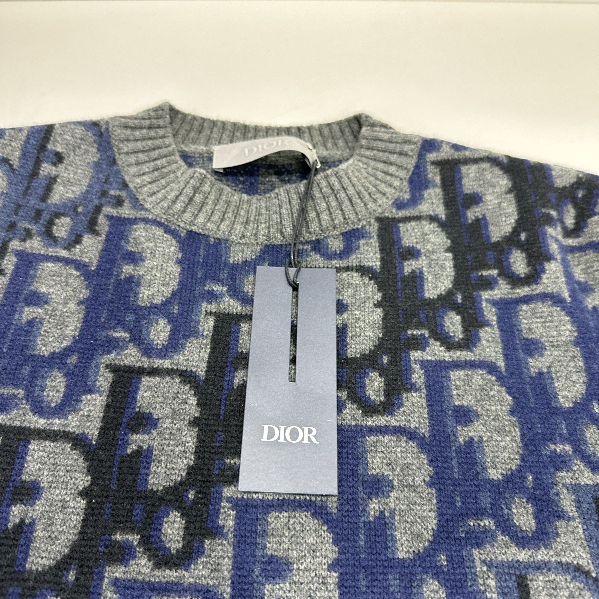 Dior Dior Oblique Jacquard Sweater Size M Size US M / EU 48-50 / 2 - 5 Thumbnail