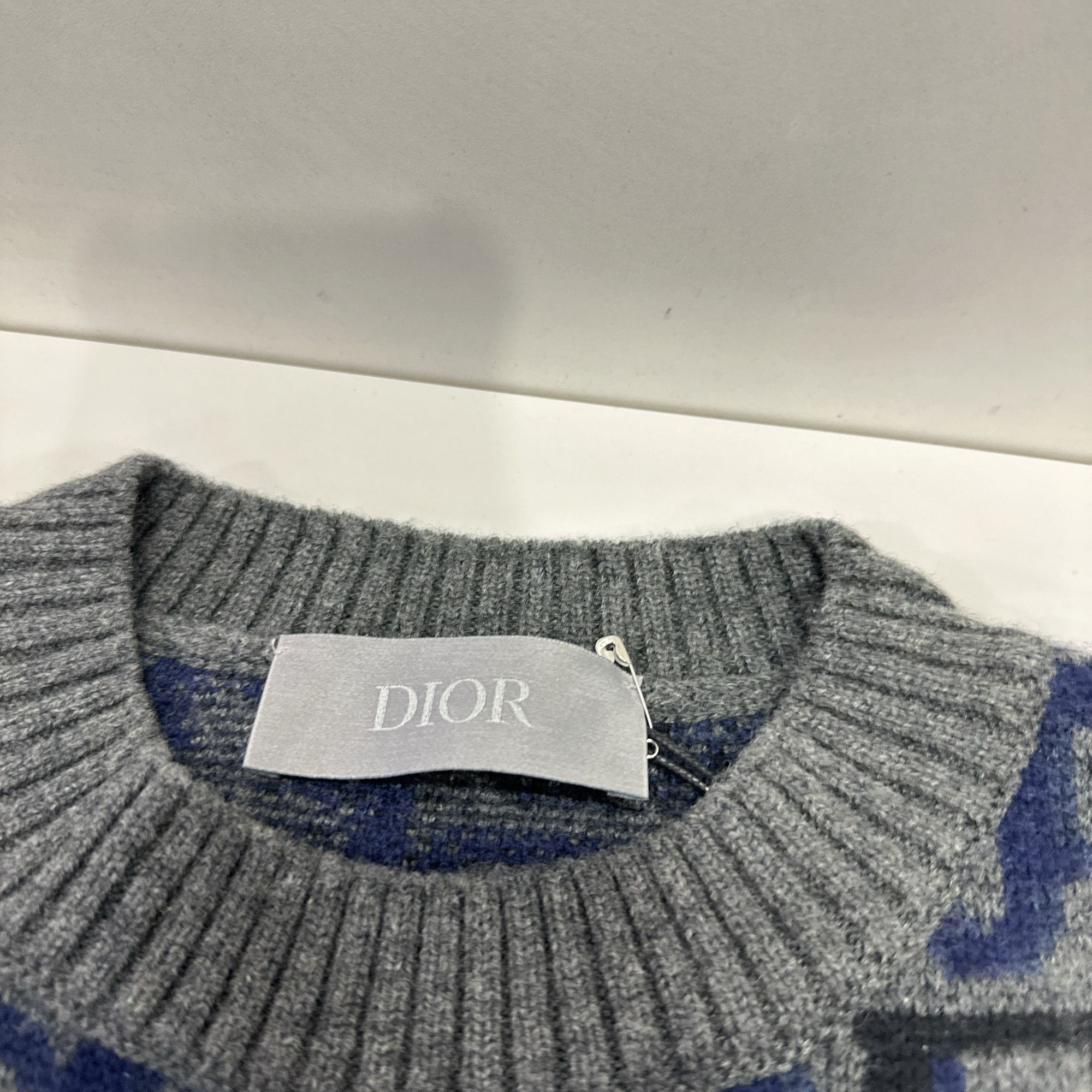 Dior Dior Oblique Jacquard Sweater Size M Size US M / EU 48-50 / 2 - 4 Thumbnail