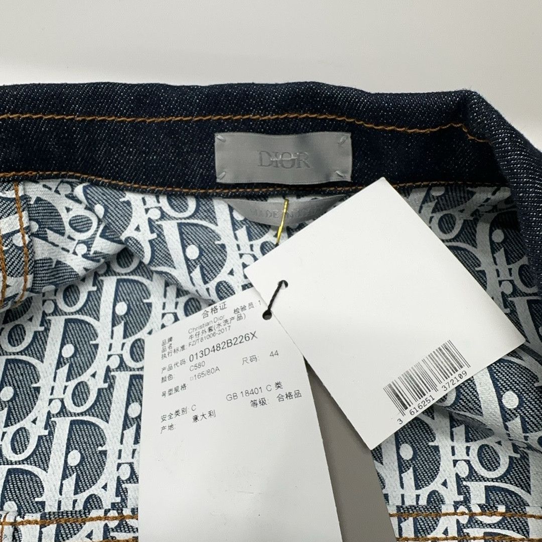 Dior Dior Oblique Denim Jacket Size 44 Size US S / EU 44-46 / 1 - 5 Thumbnail