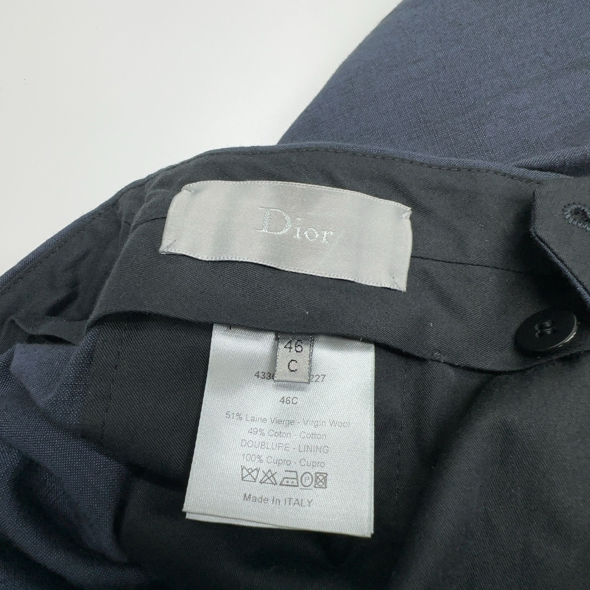 Dior Dior Wool Blend Casual Pants Size 46 Size US 30 / EU 46 - 3 Thumbnail