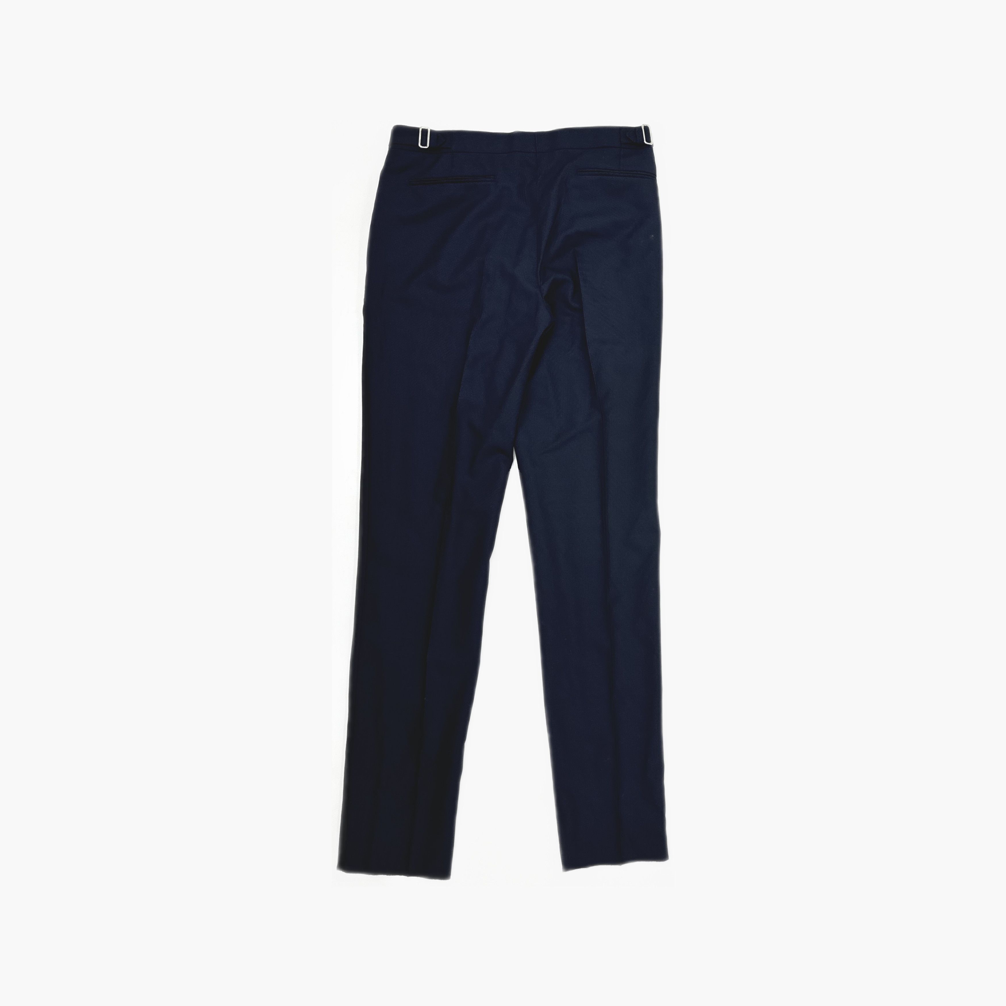 Dior Dior Uniforme Navy Wool Trousers Size 46 Size 36R - 2 Thumbnail
