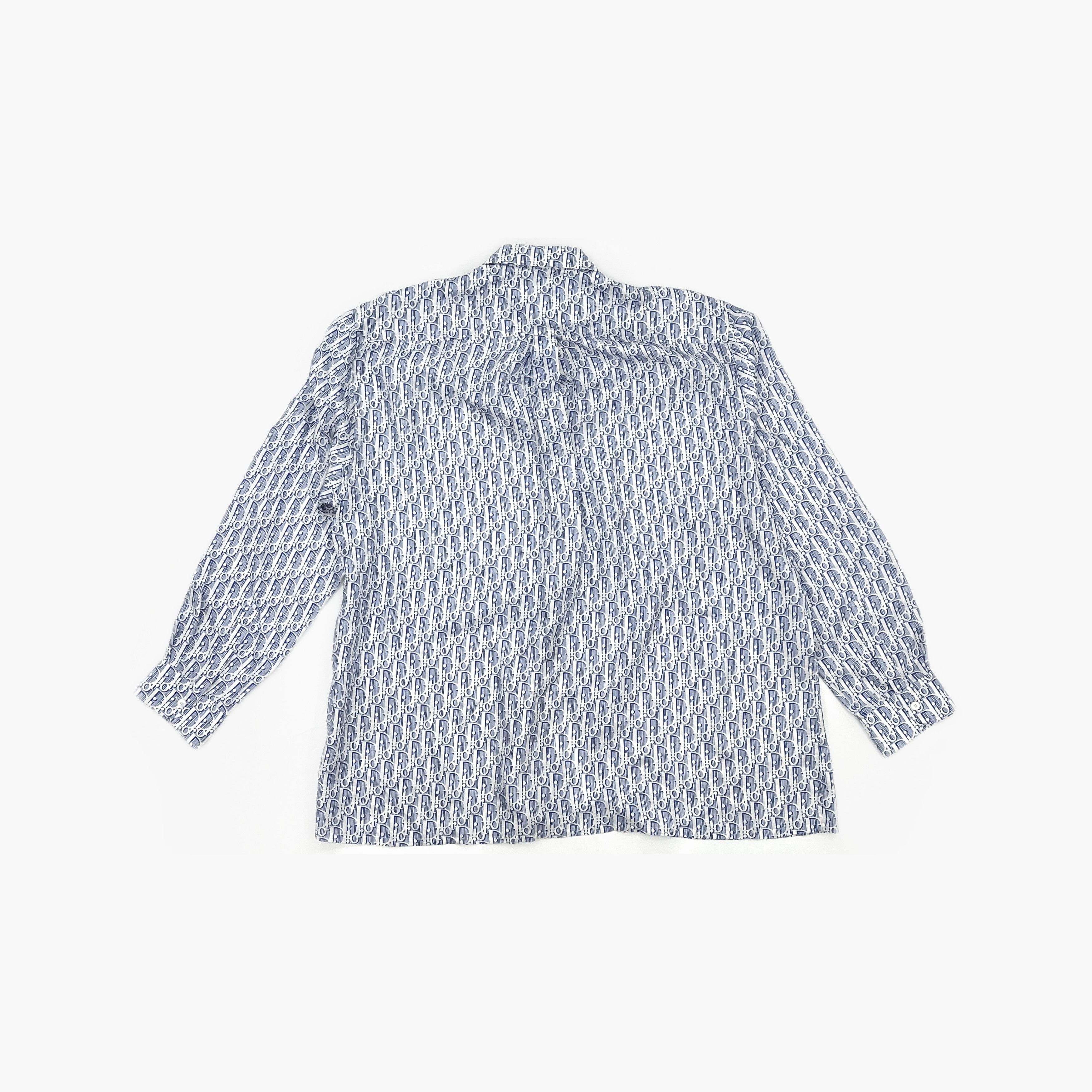Dior Dior Oblique Silk Shirt Size L Size US L / EU 52-54 / 3 - 2 Thumbnail