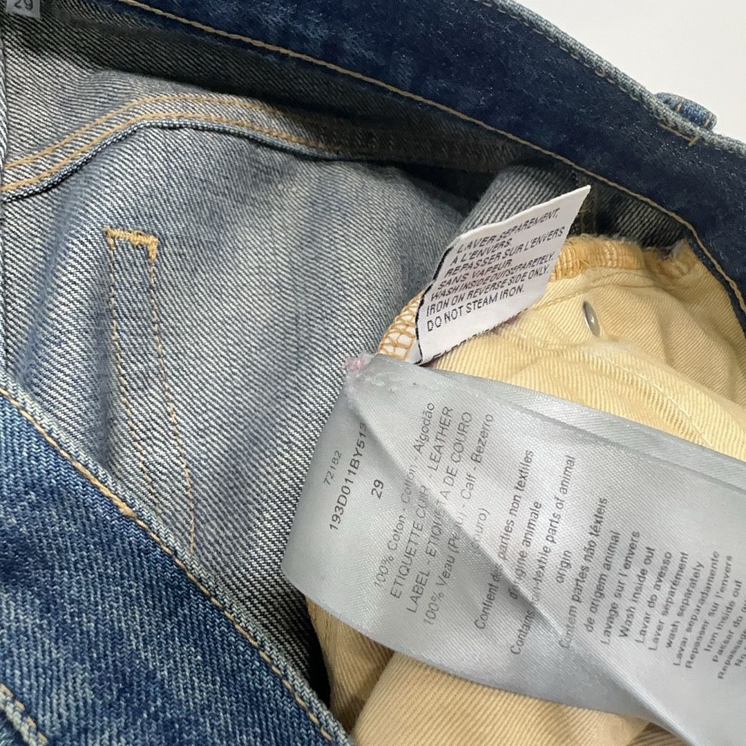 Dior DIOR 1947 Logo Patch Denim Jeans Size 29 Size US 29 - 4 Thumbnail
