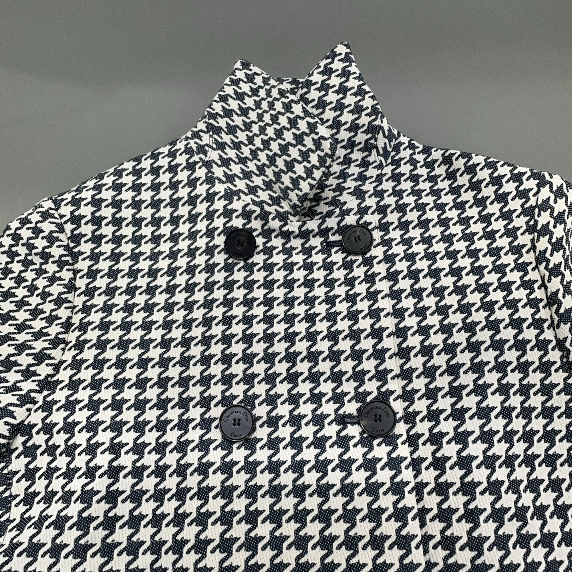 Dior Dior Houndstooth Double Breasted Jacket Size 36 Size XS / US 0-2 / IT 36-38 - 7 Thumbnail
