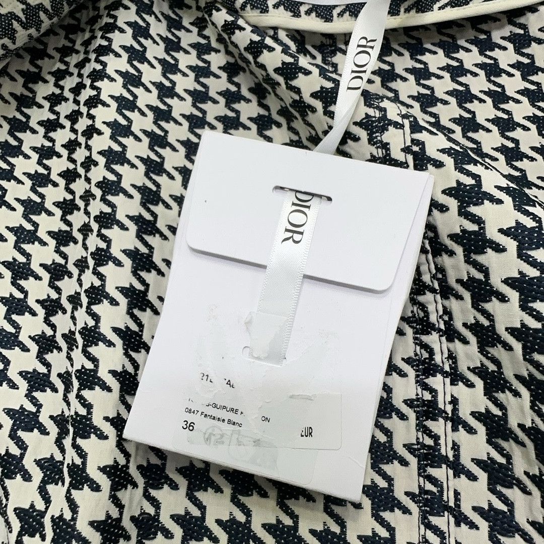 Dior Dior Houndstooth Double Breasted Jacket Size 36 Size XS / US 0-2 / IT 36-38 - 4 Thumbnail