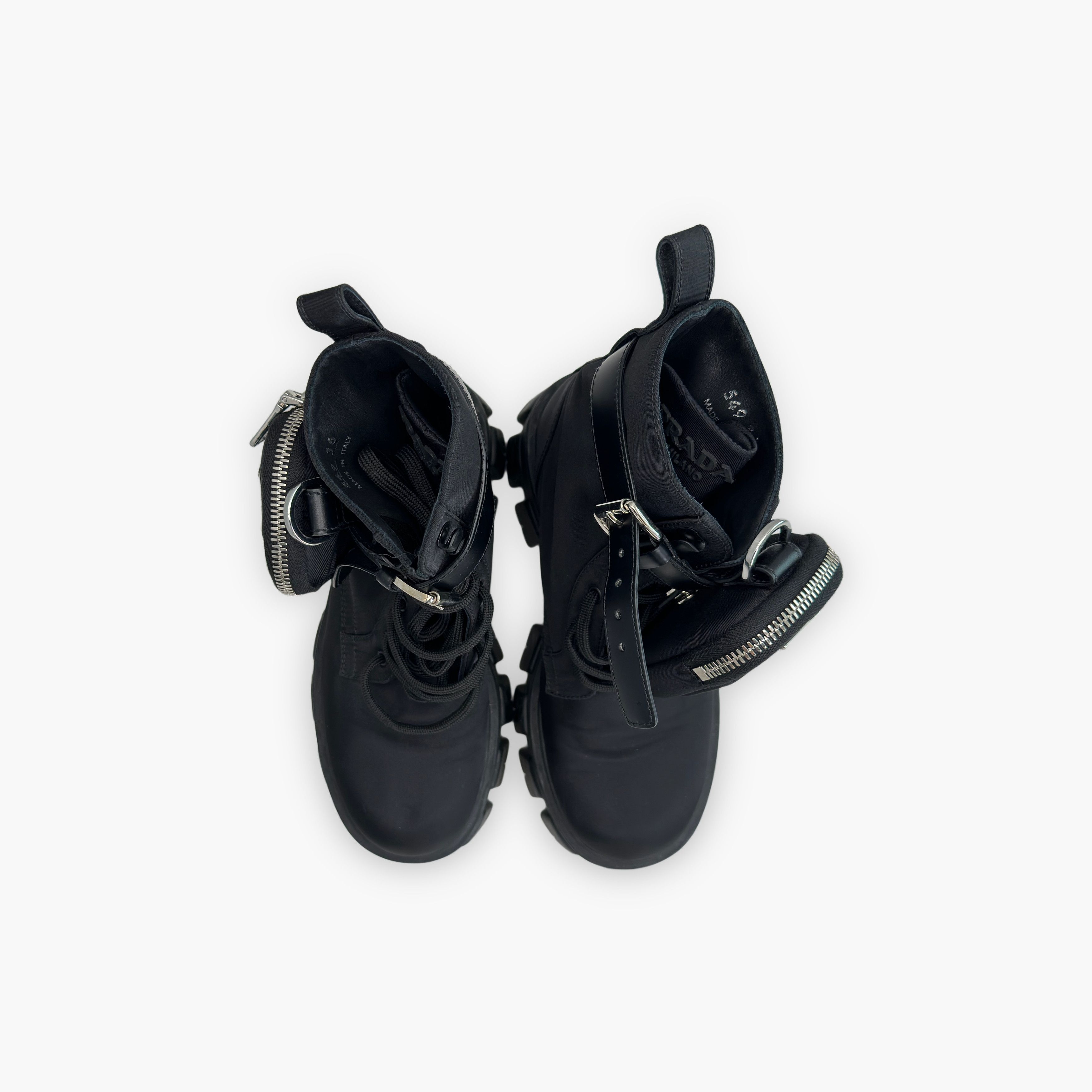 Prada Prada Monolith Re-Nylon Pouch Boots Size 36 Size US 6 / IT 36 - 9 Thumbnail