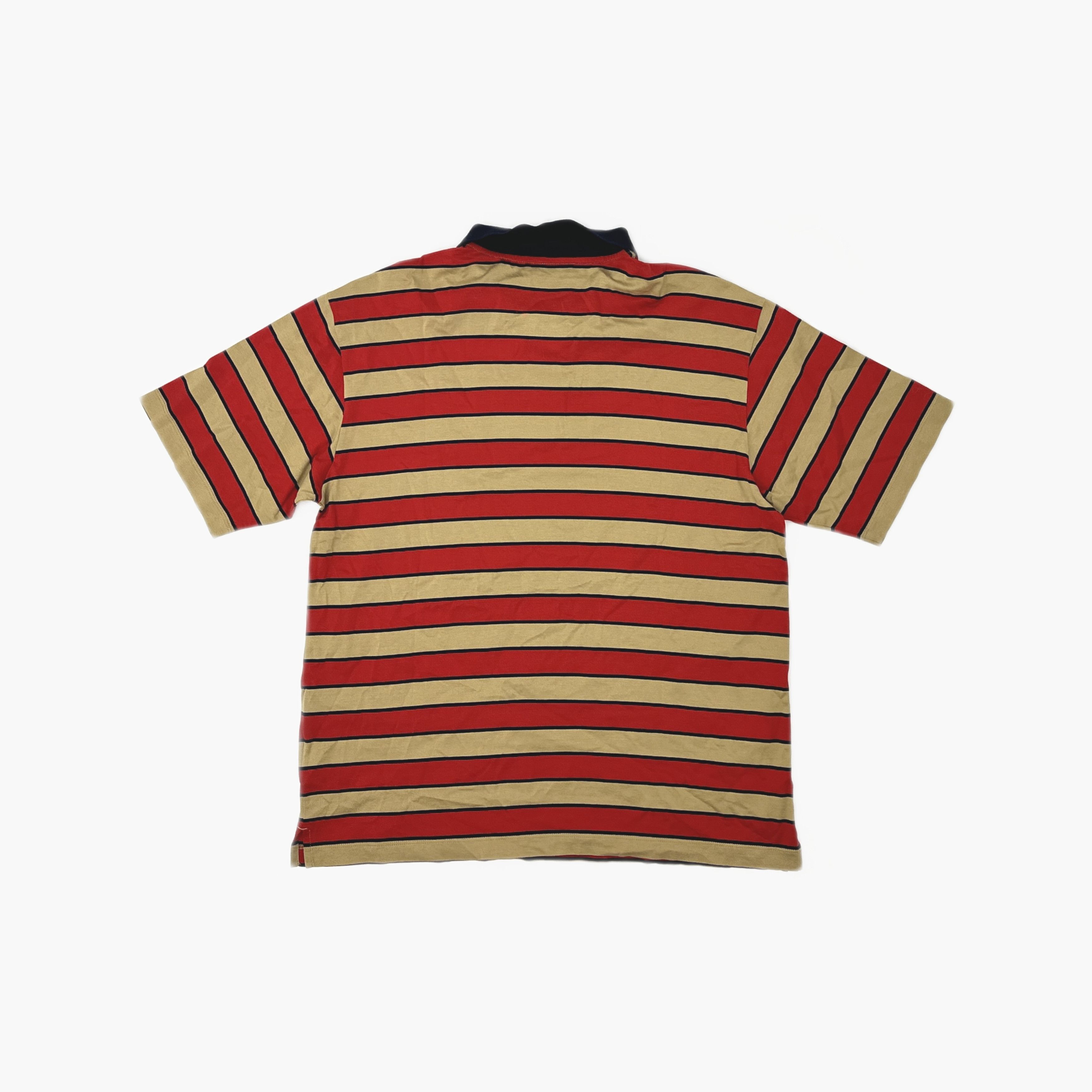 Prada Prada Striped Logo Polo Shirt Size L Size US L / EU 52-54 / 3 - 2 Thumbnail