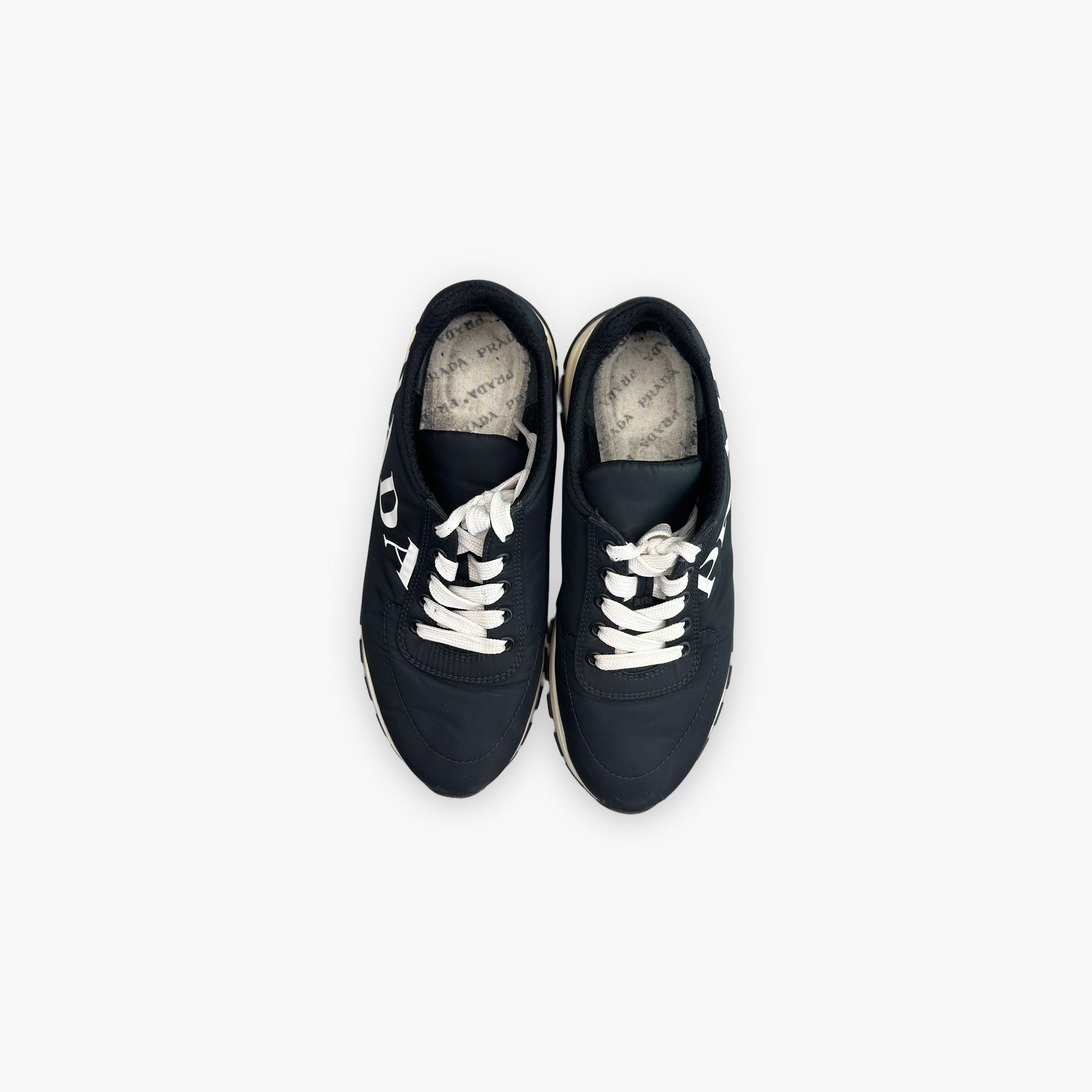 Prada Prada Logo Low-Top Sneakers Size 37 Size US 7 / IT 37 - 9 Thumbnail