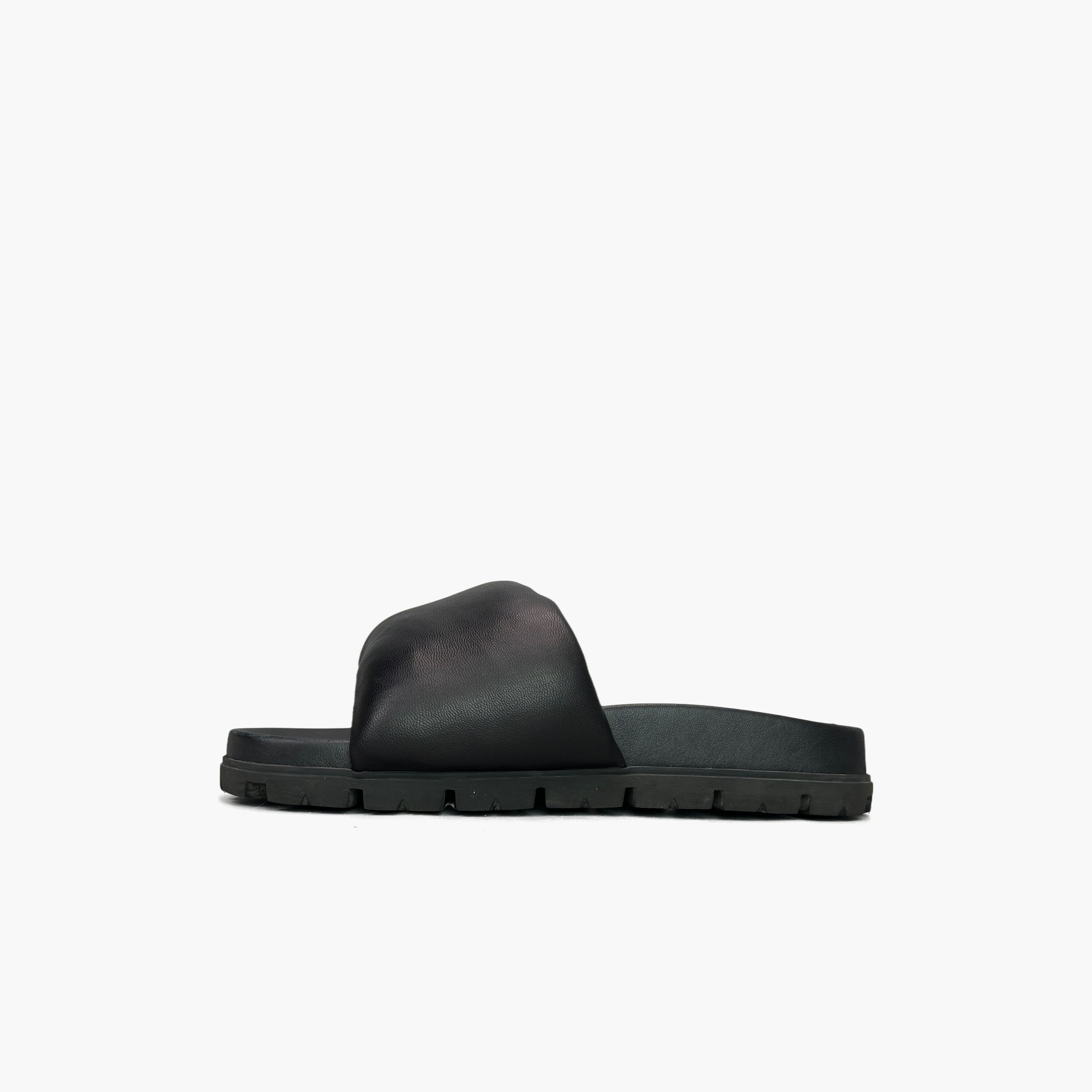 Prada Prada Logo Padded Leather Sandals Size 35 Size US 5 / IT 35 - 3 Thumbnail