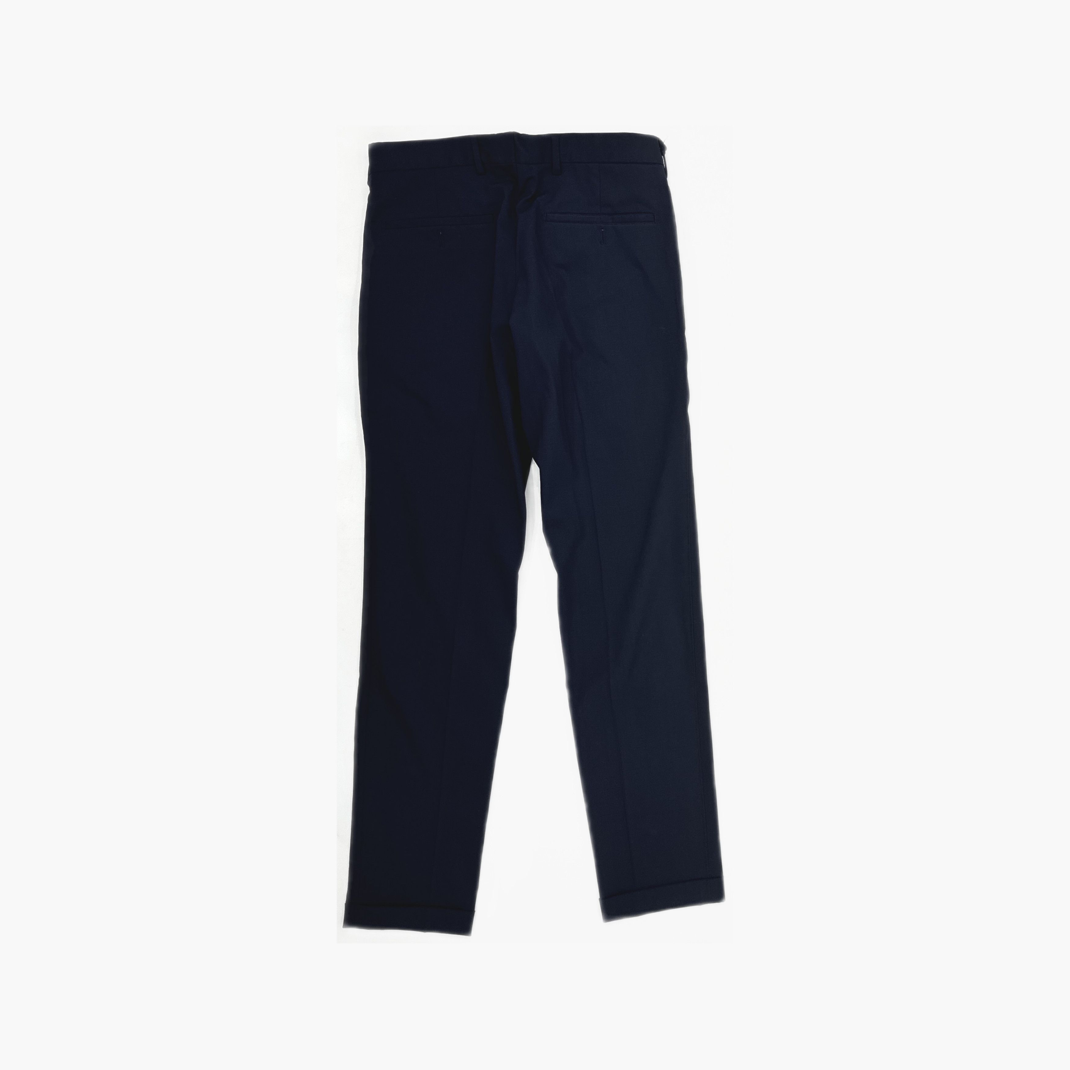 Prada Prada Wool Stretch Trousers Navy Size 44 Size US 28 / EU 44 - 2 Thumbnail