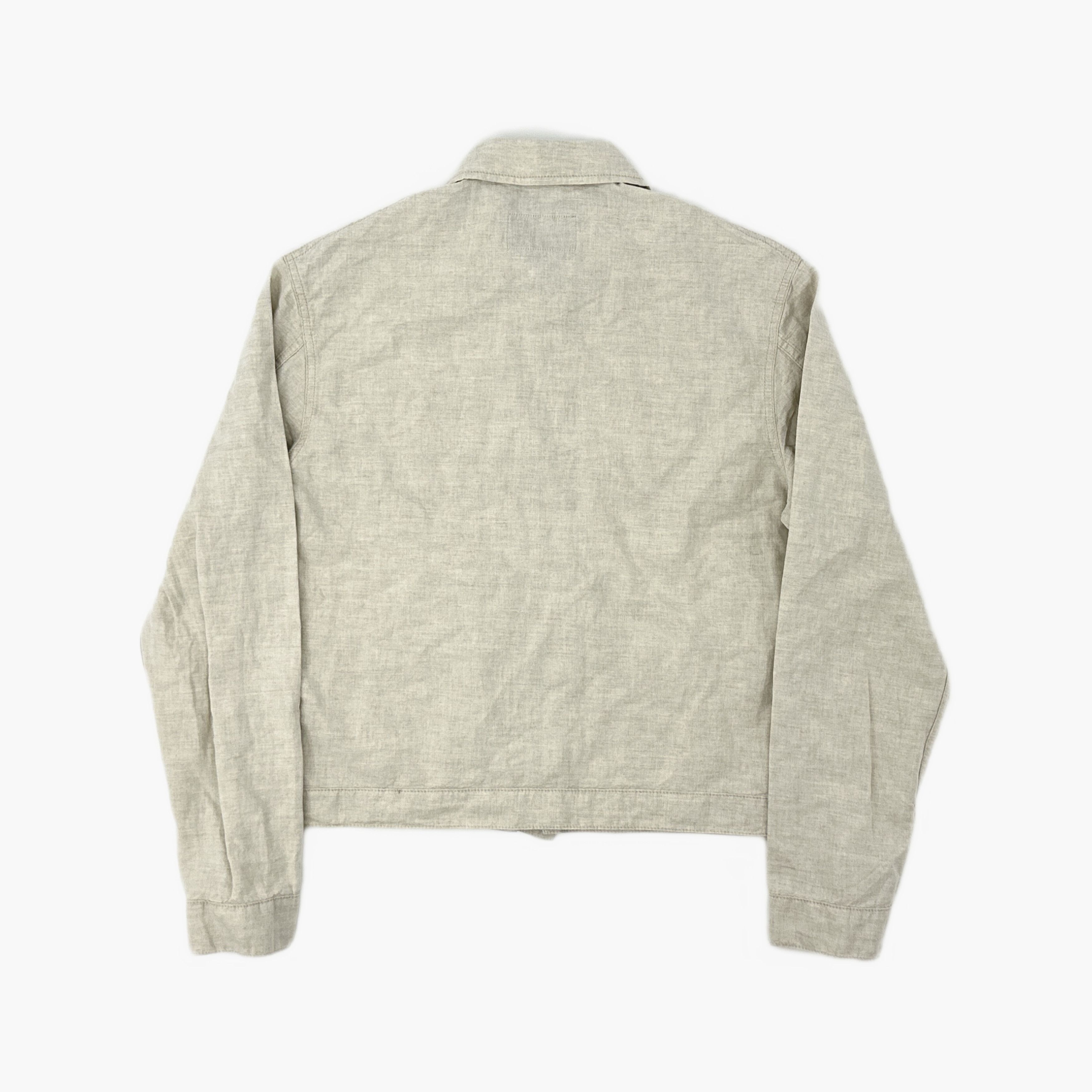 Prada Prada Cotton Linen Zip Jacket Size M Size US M / EU 48-50 / 2 - 2 Thumbnail