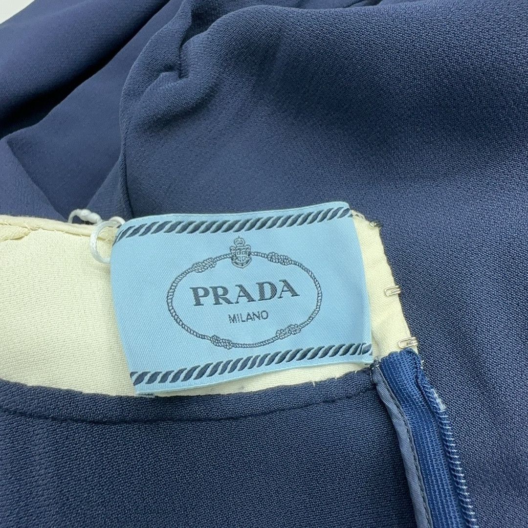 Prada Prada Contrast Collar Dress Size 38 Size XS / US 0-2 / IT 36-38 - 4 Thumbnail