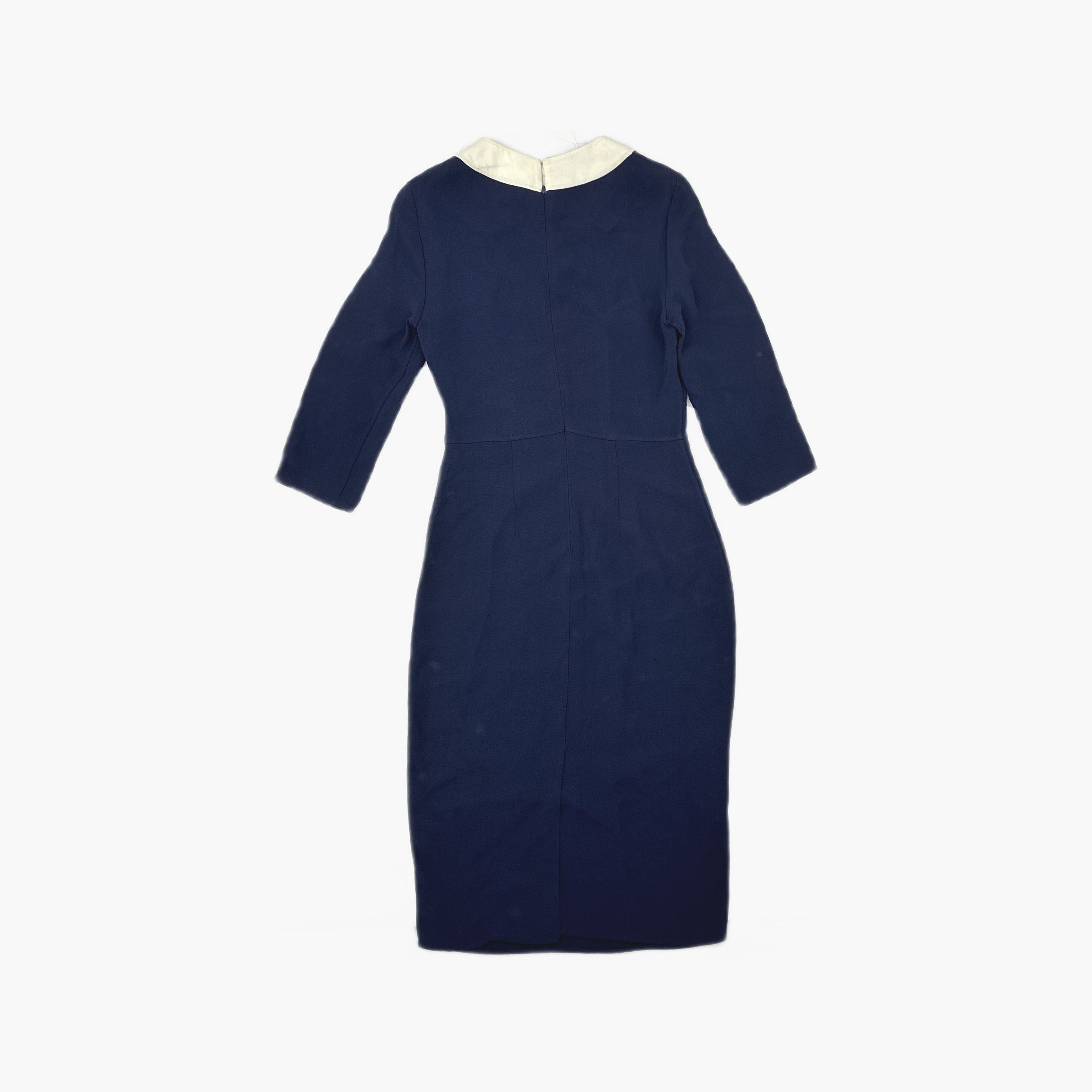 Prada Prada Contrast Collar Dress Size 38 Size XS / US 0-2 / IT 36-38 - 2 Thumbnail