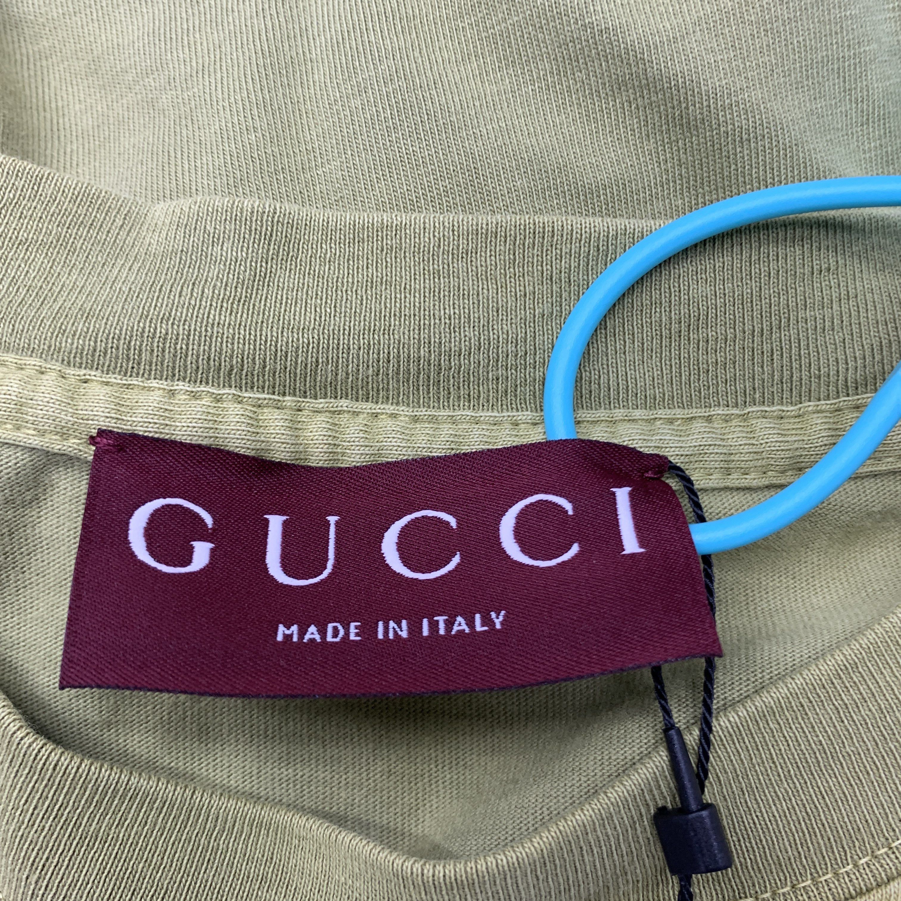 Gucci Gucci Graphic Logo T-Shirt Size M Size US M / EU 48-50 / 2 - 2 Thumbnail