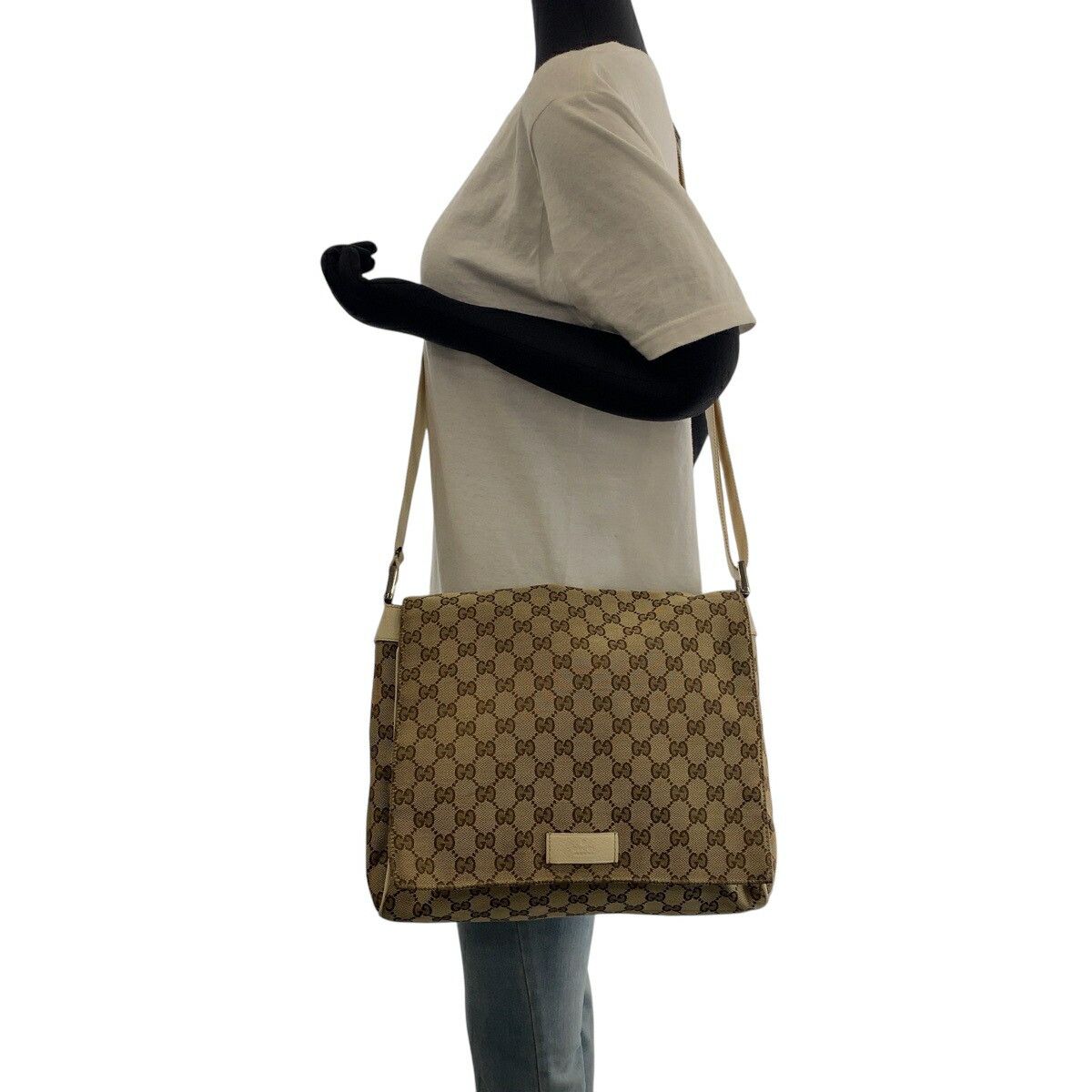 Gucci Gucci Gucci GG Canvas Shoulder Bag Textile Shoulder Bag 146236 DUTY FREE for USA Size ONE SIZE - 7 Thumbnail