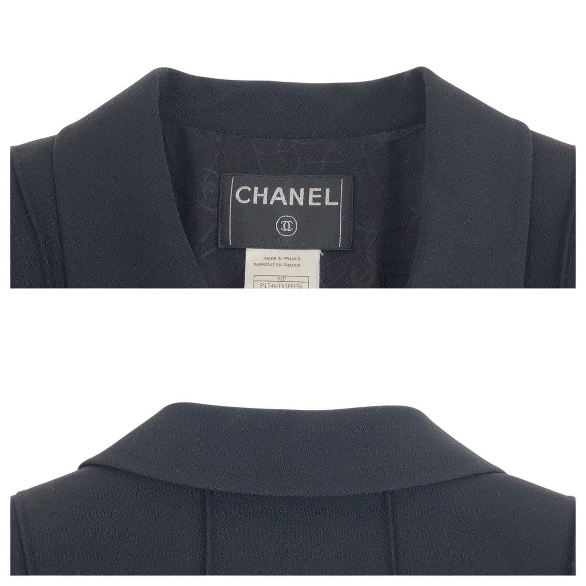 Chanel Chanel CHANEL Wool Silk Jacket Textile Outerwear P17463V09938 DUTY FREE for USA Size ONE SIZE - 7 Thumbnail