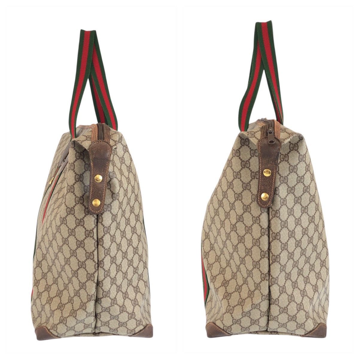 Gucci Gucci Gucci GG Supreme Canvas Boston Shoulder 2way Bag Leather Travel Bag 012396211 DUTY FREE for USA Size ONE SIZE - 8 Thumbnail