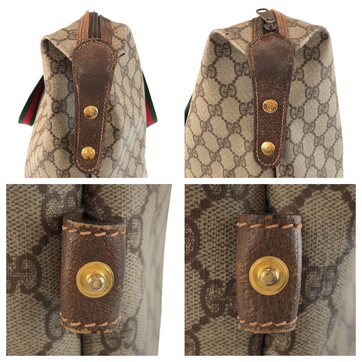 Gucci Gucci Gucci GG Supreme Canvas Boston Shoulder 2way Bag Leather Travel Bag 012396211 DUTY FREE for USA Size ONE SIZE - 5 Thumbnail