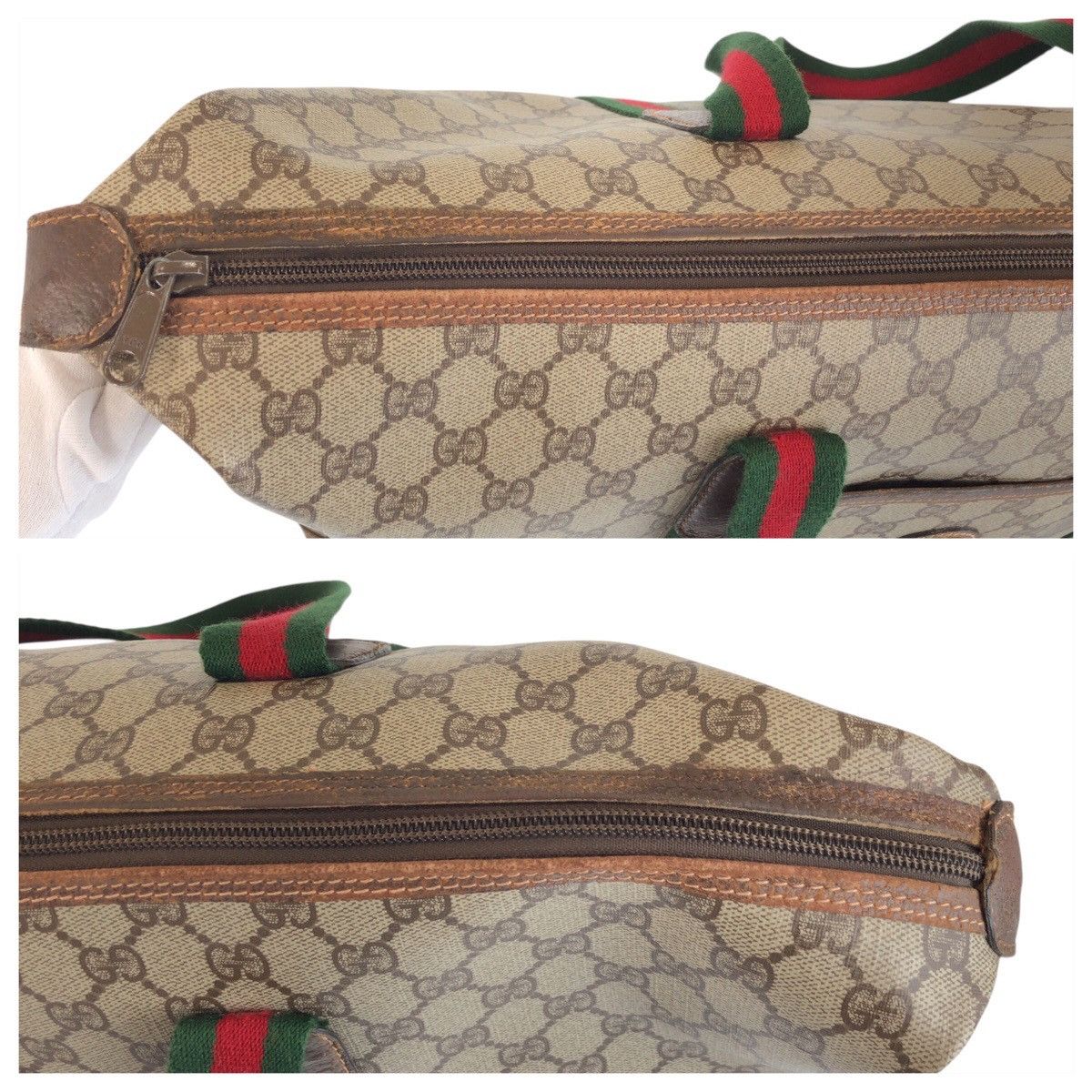 Gucci Gucci Gucci GG Supreme Canvas Boston Shoulder 2way Bag Leather Travel Bag 012396211 DUTY FREE for USA Size ONE SIZE - 6 Thumbnail