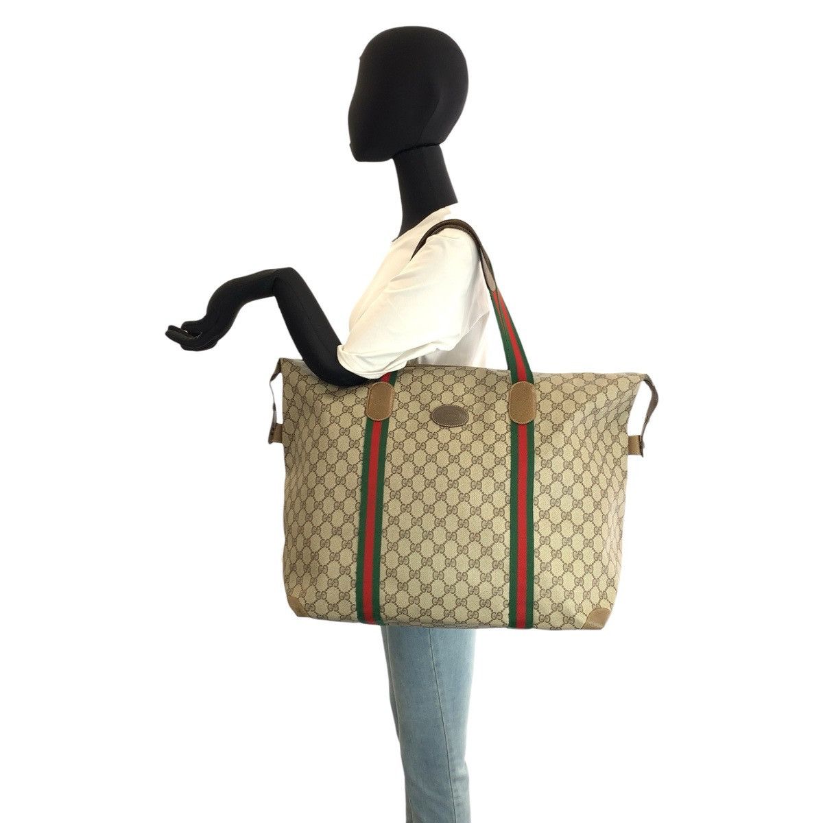 Gucci Gucci Gucci GG Supreme Boston Bag Textile Travel Bag 8919012 DUTY FREE for USA Size ONE SIZE - 7 Thumbnail
